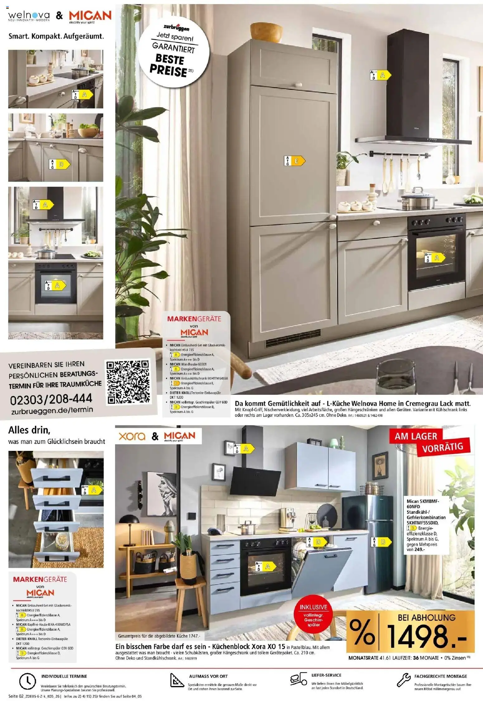 Zurbrüggen Küchen für ihr Zuhause – gültig ab 23.05.2026 | Seite: 2 | Produkte: Geschirrspüler, Küche, Kühlschrank, Kochfeld