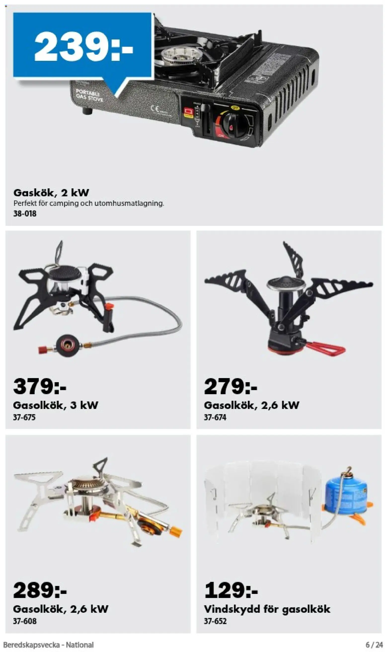Biltema reklamblad aktuell från 20/09/2026 | Sida: 6 | Produkter: Vindskydd, Gås