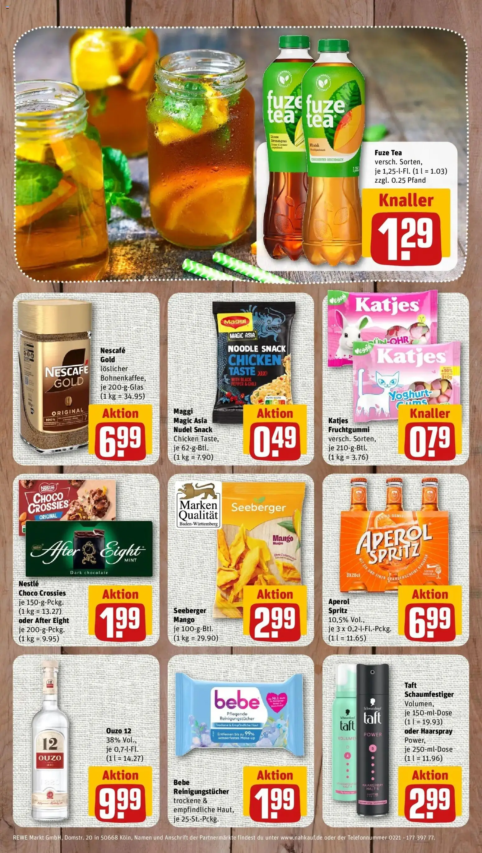 REWE Prospekt ab 07.09.2026 zum Blättern » Angebote | Seite: 10 | Produkte: Ouzo 12, Ouzo, Mango, Aperol