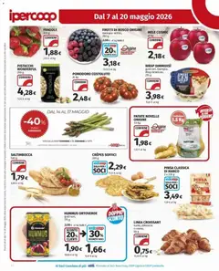 Anteprima del volantino Ipercoop volantino valido a partire dal 07.05.2026 | Pagina: 20 | Prodotti: Mele, Tè, Data, Asparagi