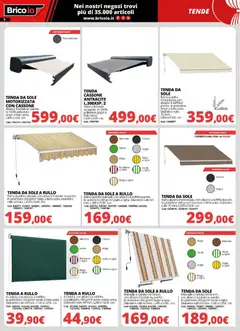 Anteprima del volantino Brico io volantino valido a partire dal 30.03.2026 | Pagina: 9 | Prodotti: Rullo, Tenda da sole, Tenda