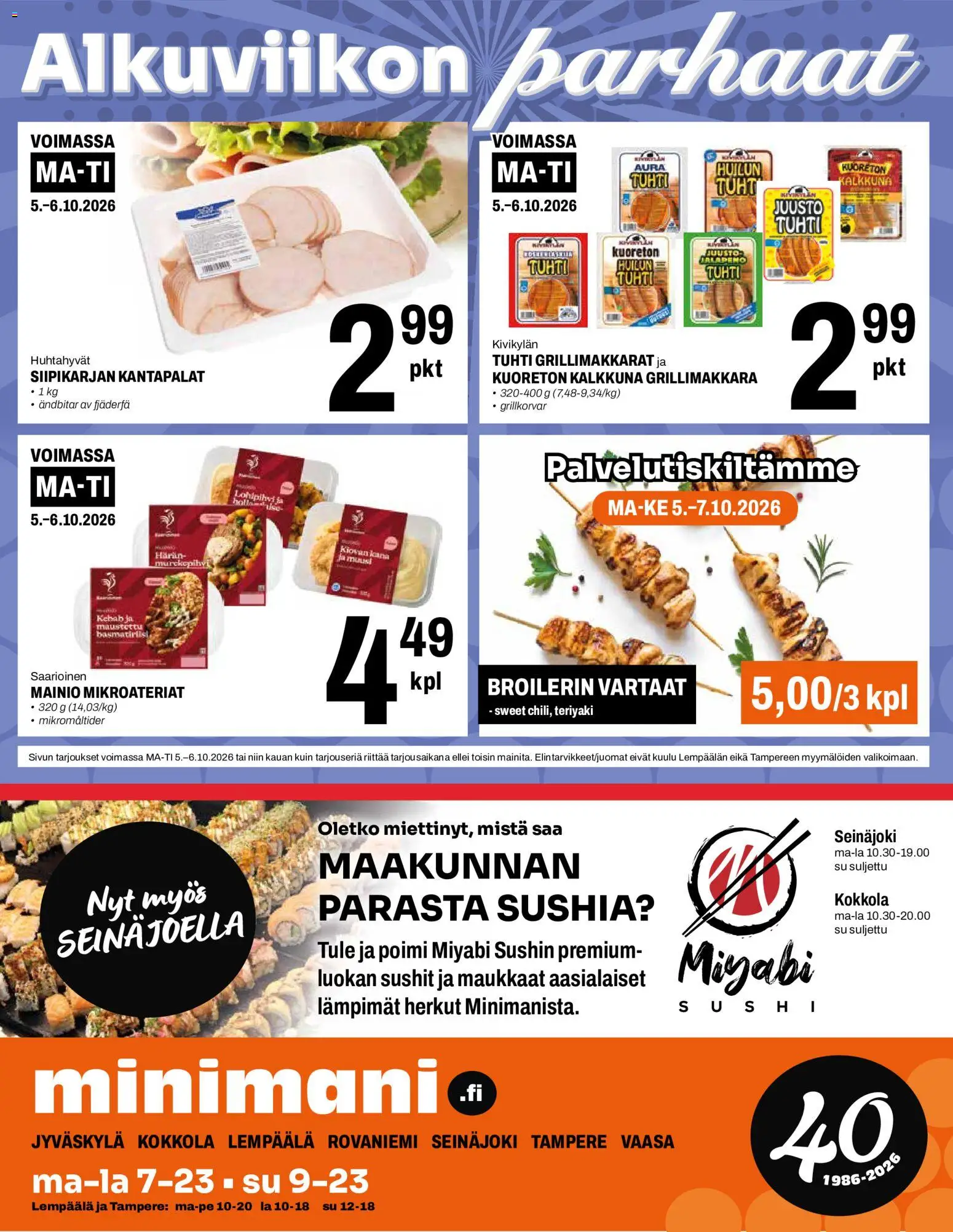 Minimani tarjoukset – voimassa 30/09/2026 alkaen | Sivu: 12
