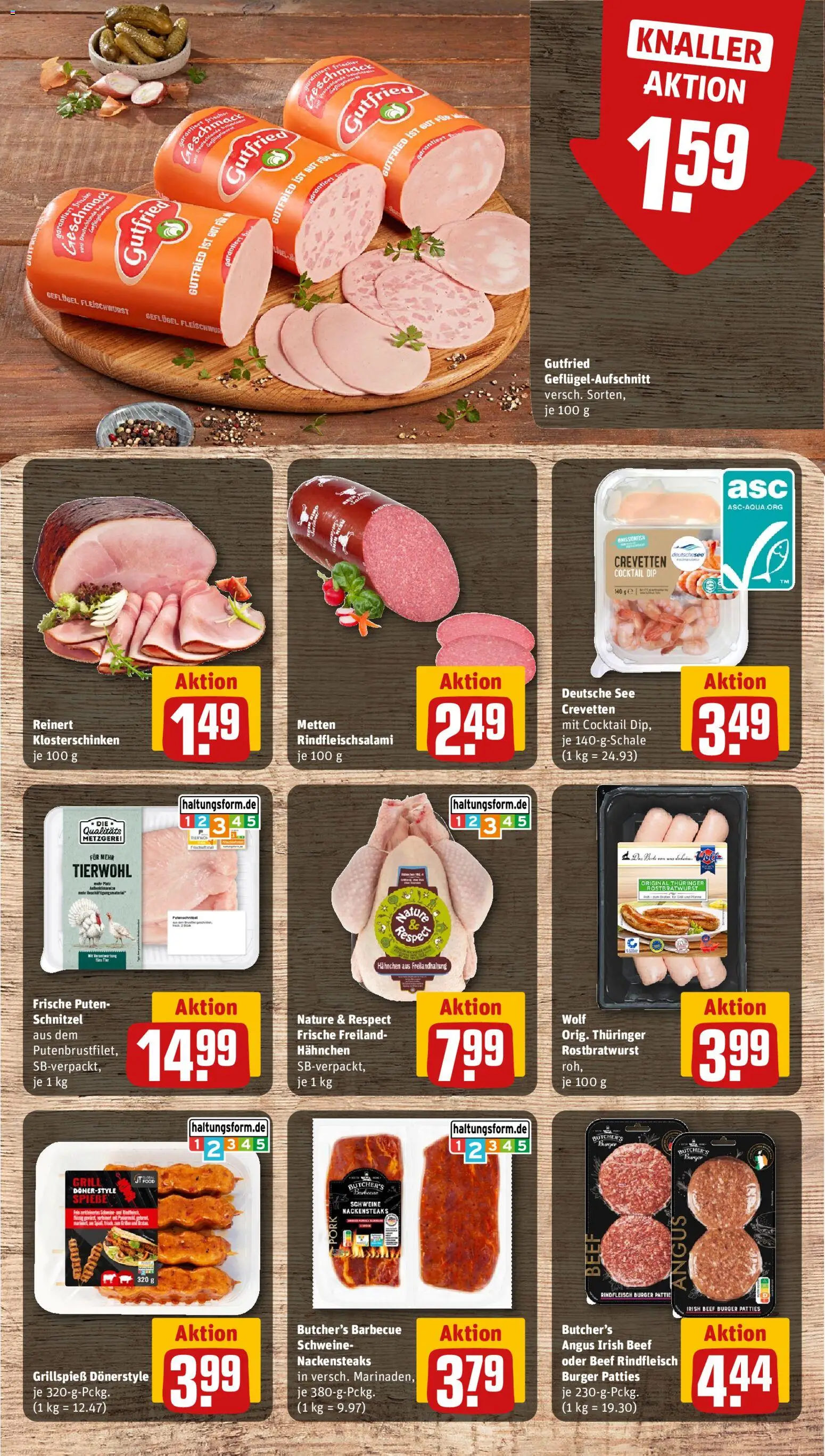 Rewe Prospekt – gültig ab 21.09.2026 | Seite: 14 | Produkte: Nackensteaks, Grill, Hahnchen, Burger