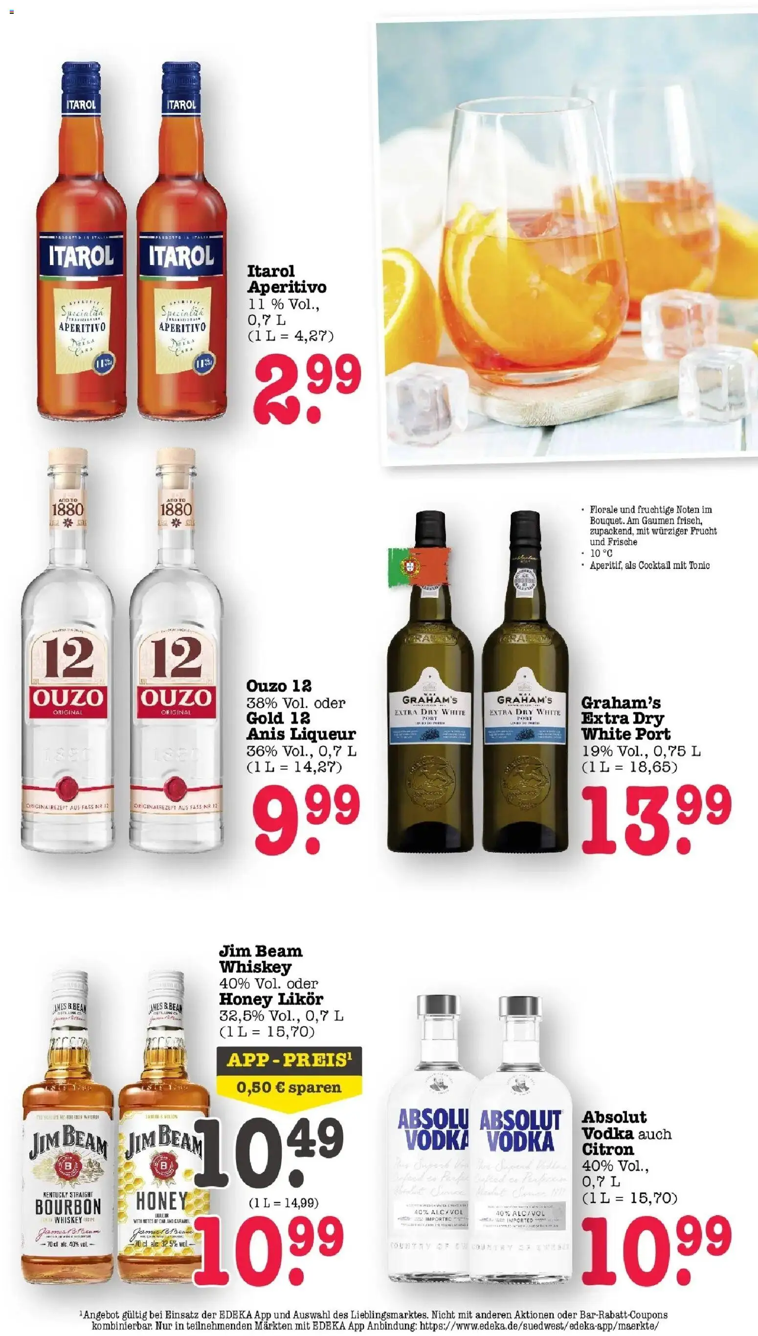 Edeka Prospekt Mainz-Weisenau (ab 31.08.2026) » Angebote Online | Seite: 53 | Produkte: Ouzo 12, Ouzo, Likör, Whiskey