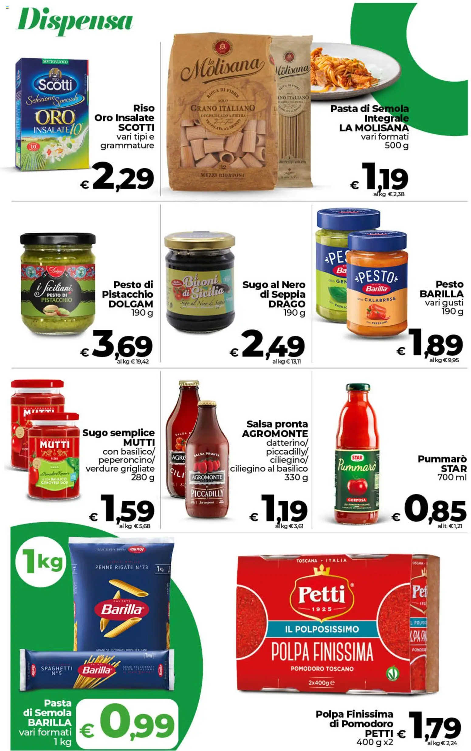 Volantino COOP del 21/08/2026 | Pagina: 21 | Prodotti: Salsa, Pasta, Barilla, Mutti