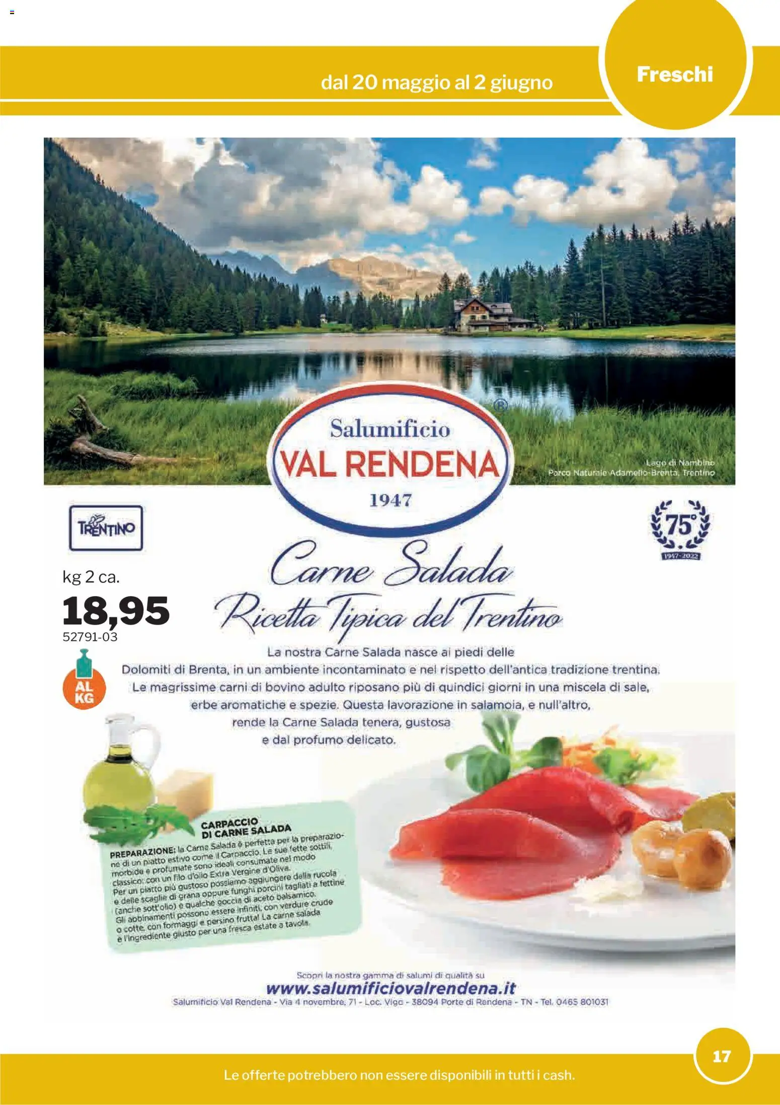 Volantino Sogegross del 20.05.2026 | Pagina: 17 | Prodotti: Bovino, Verdure, Funghi, Profumo
