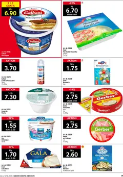 Prodega aktionen ab 22.06.2026 gültig | Seite: 19 | Produkte: Mascarpone, Streichkäse, Schinken, Hüttenkäse