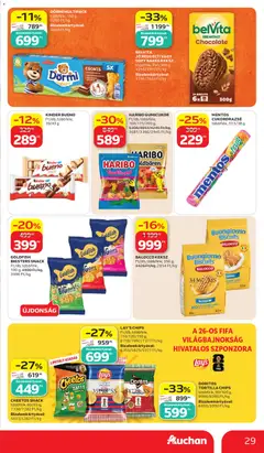 KINDER BUENO, Ft/db, többféle, 39/43 g - amely érvényes a következő dátumtól: 2026.07.02. | Oldal: 29