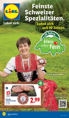 Lidl aktionen Feinste Schweizer Spezialitäten ab 08.10.2026 gültig