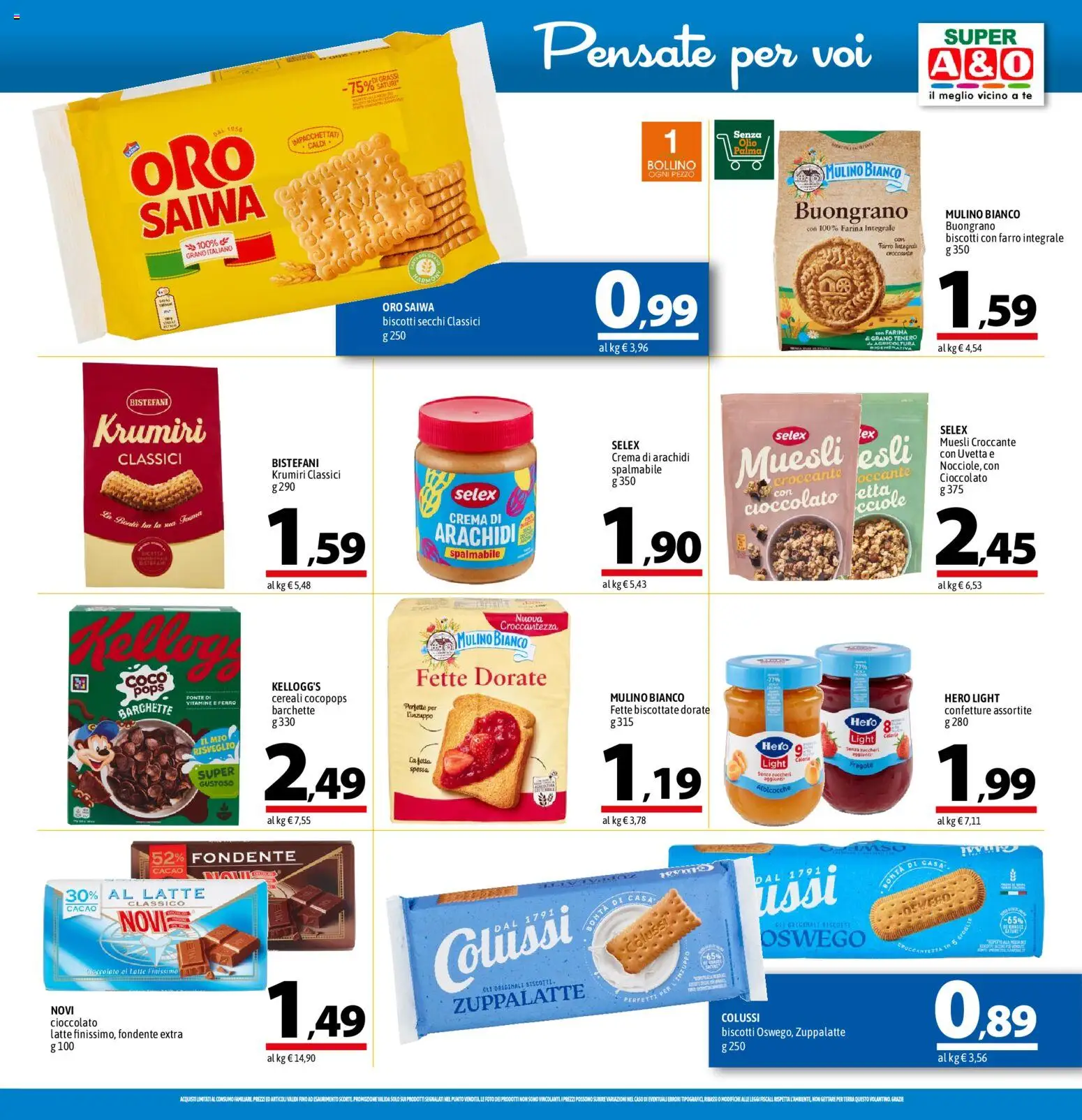 Volantino A&O del 11/06/2026 | Pagina: 11 | Prodotti: Crema, Cioccolato, Farina, Arachidi