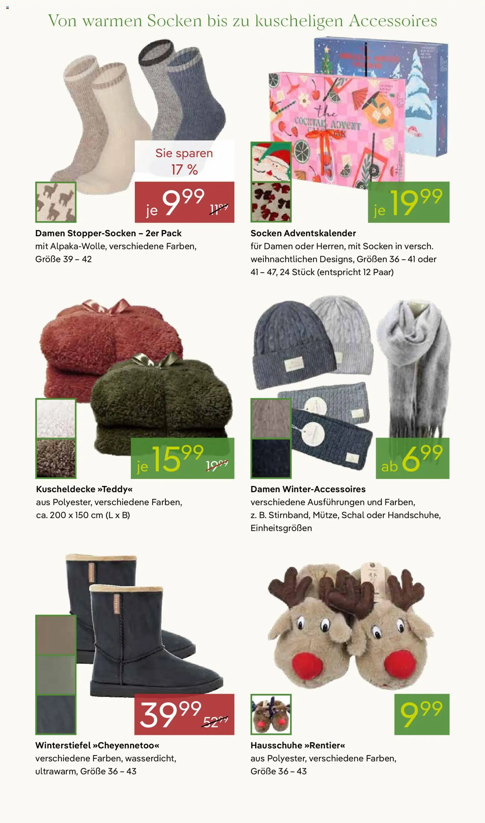 Pflanzen-Kölle Prospekt – gültig ab 02.11.2026 | Seite: 10 | Produkte: Socken, Hausschuhe, Schal