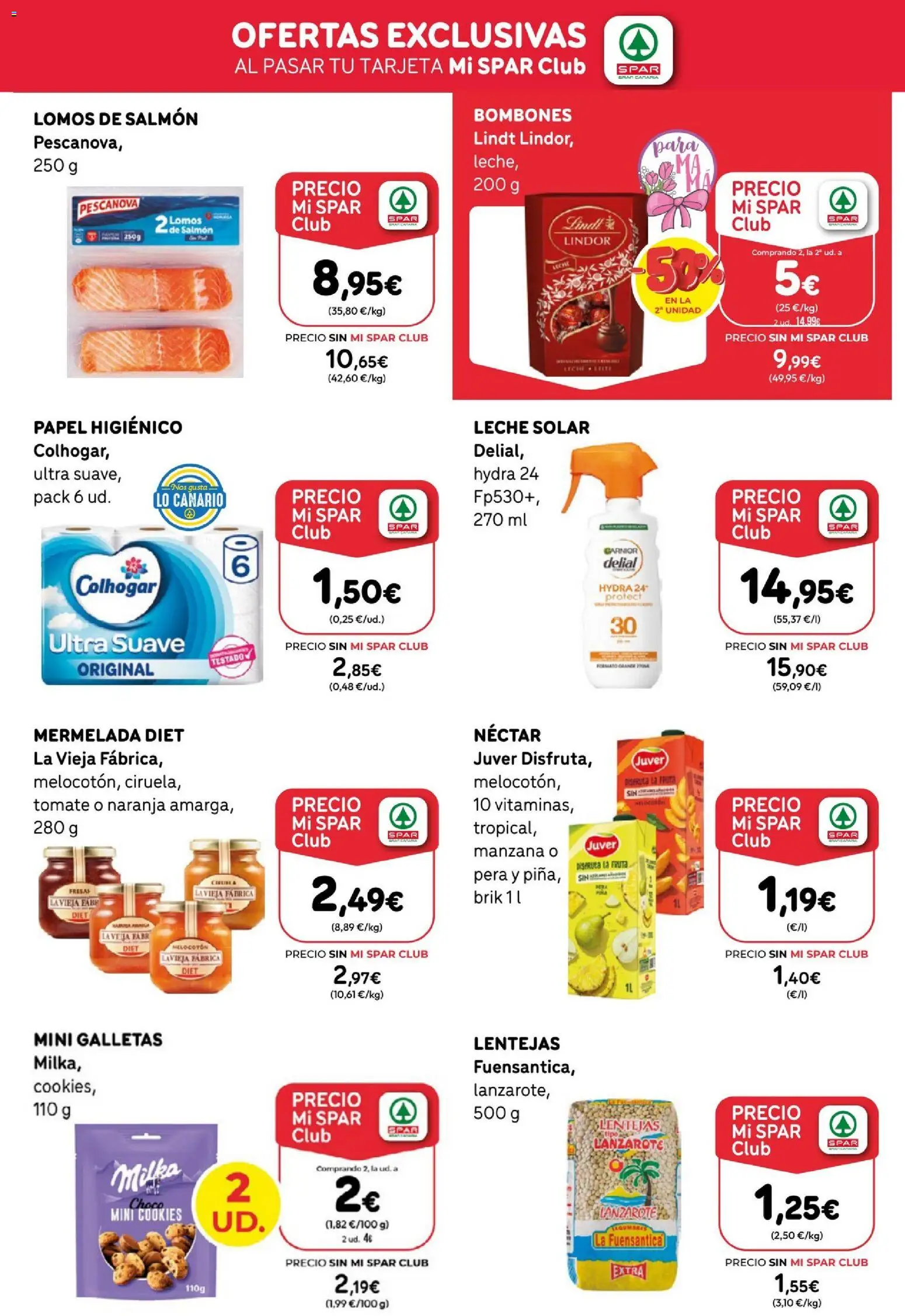 Spar folleto │ válido desde el 17.04.2026 | Página: 3 | Productos: Leche, Manzana, Galletas, Néctar