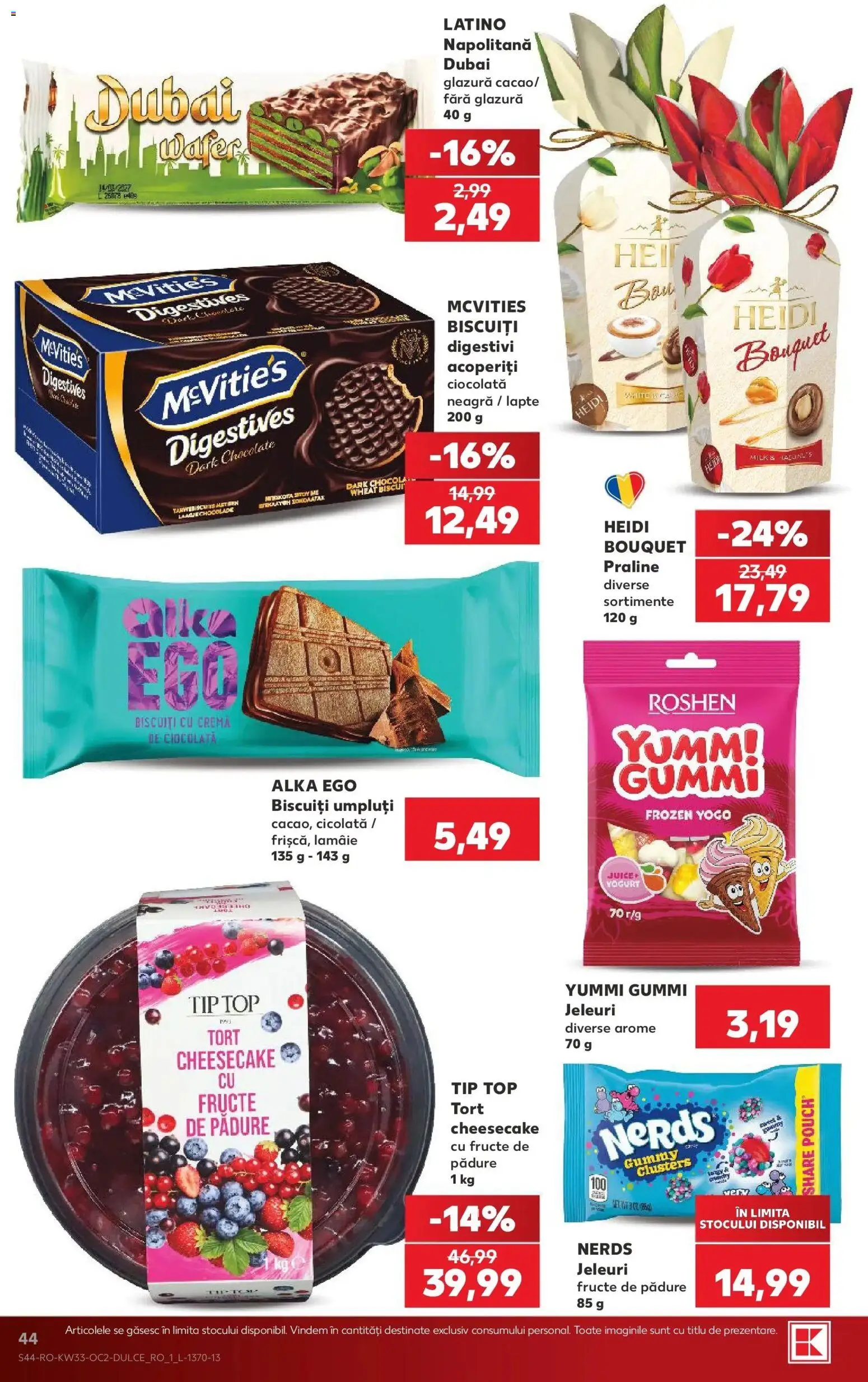 Kaufland Curtea de Argeș 12.08.2026 - Revista si Oferta | Pagină: 44 | Produse: Top, Praline, Lapte, Cremă