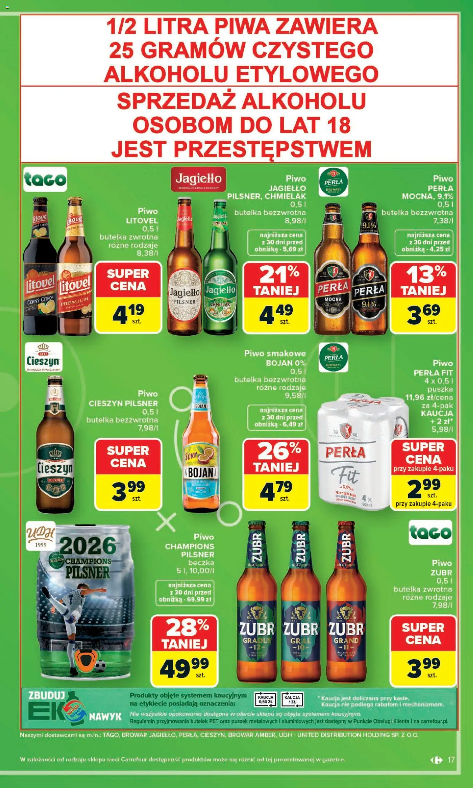 Carrefour gazetka - Zakupowa taktyka kibica od 01.06.2026 | Strona: 17