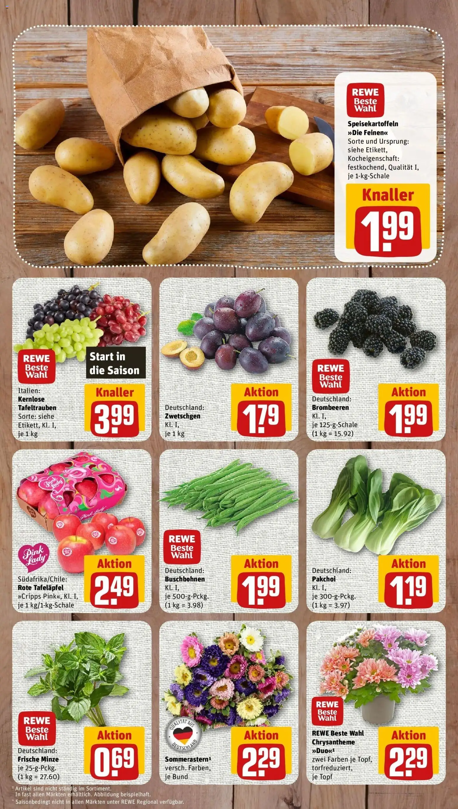 REWE Prospekt ab 03.08.2026 zum Blättern » Angebote | Seite: 3 | Produkte: Zwetschgen