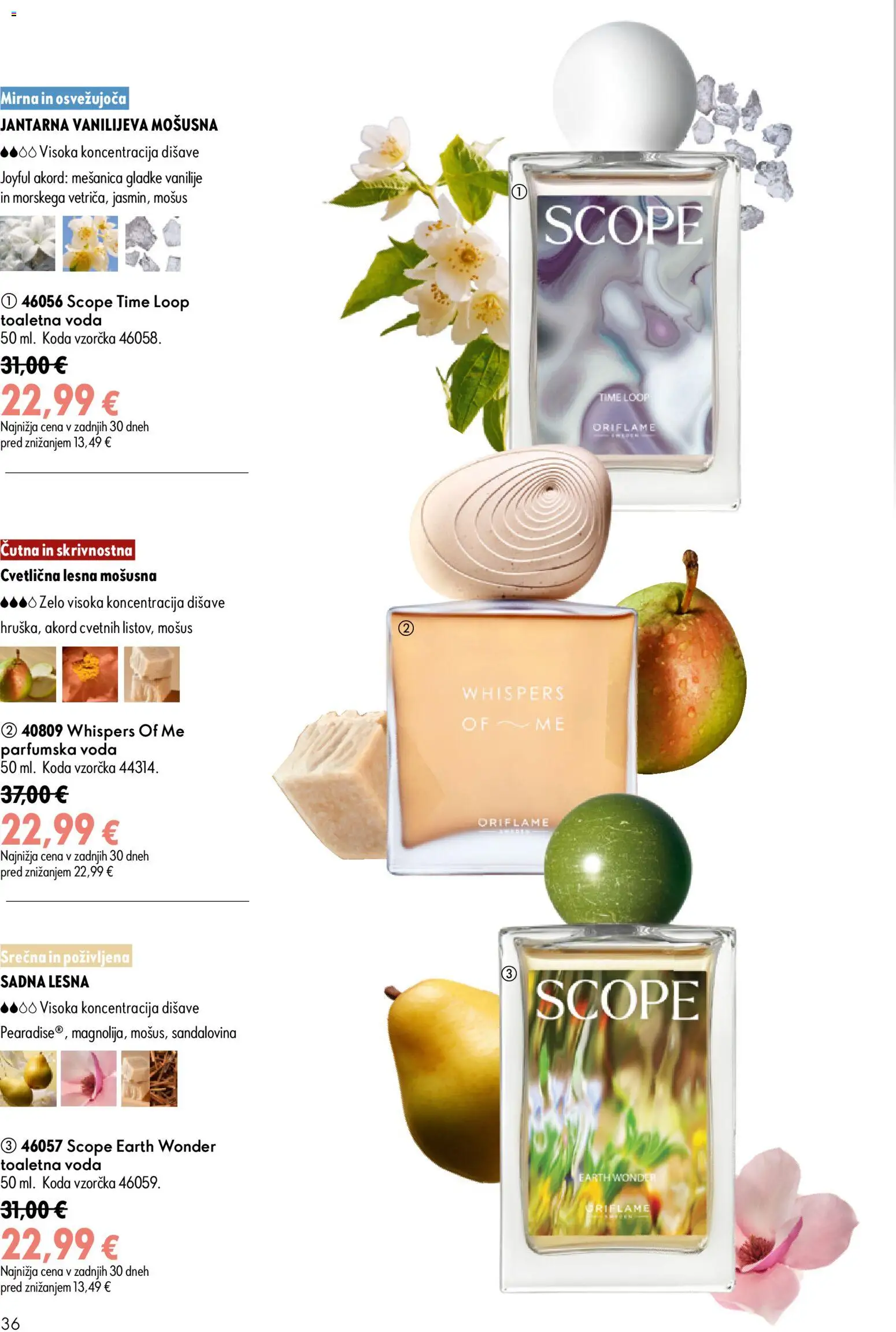 Novi Oriflame katalog ponudbe – veljaven od 24.06.2026 | Stran: 36 | Izdelki: Voda, Toaletna voda, Parfumska voda
