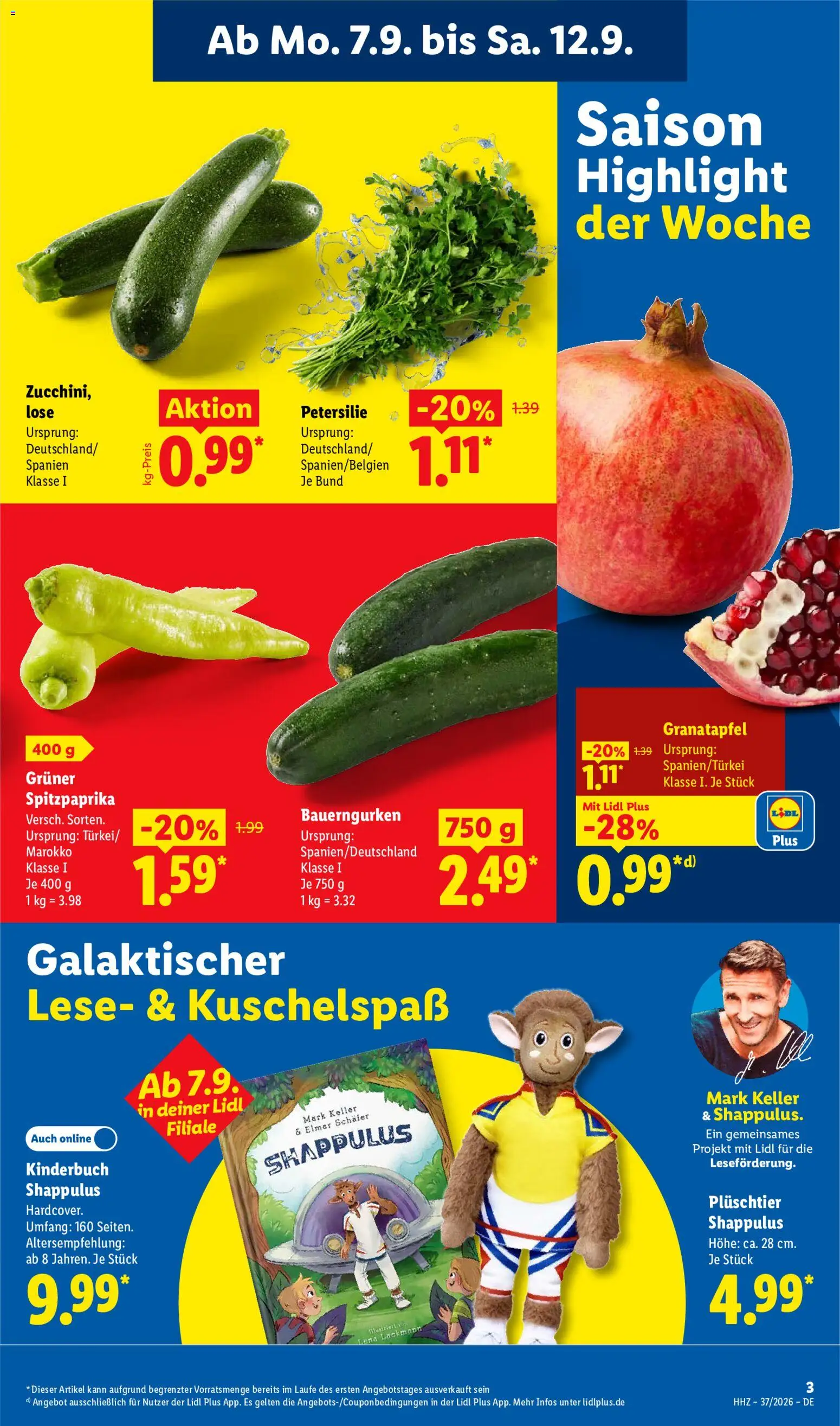 Lidl Prospekt – gültig ab 07.09.2026 | Seite: 3 | Produkte: Bosch, Roboter, Bad, Wasser