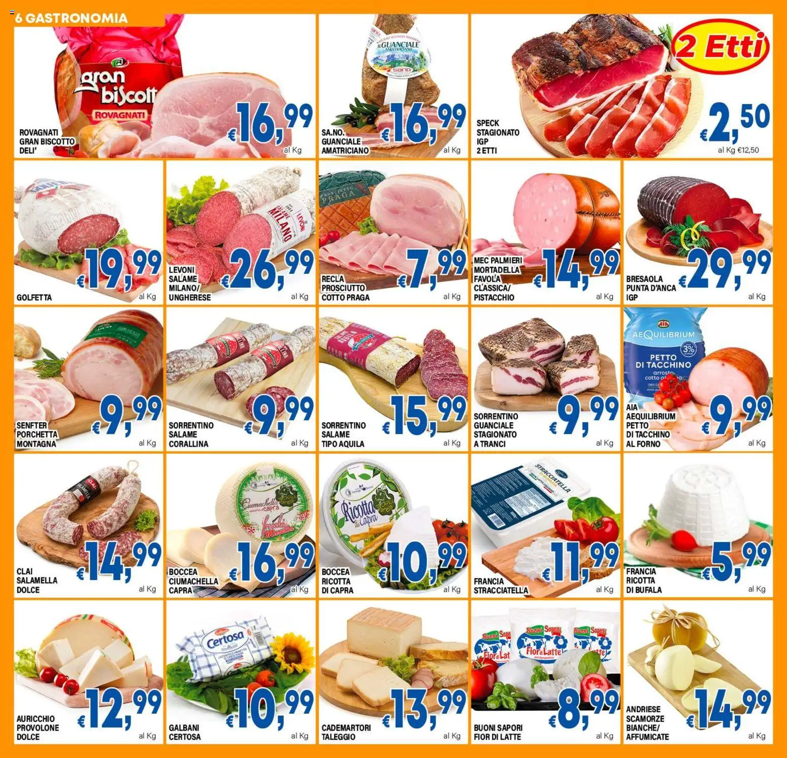 Volantino DEM del 11/09/2026 | Pagina: 6 | Prodotti: Arrosto, Provolone, Salame, Mortadella
