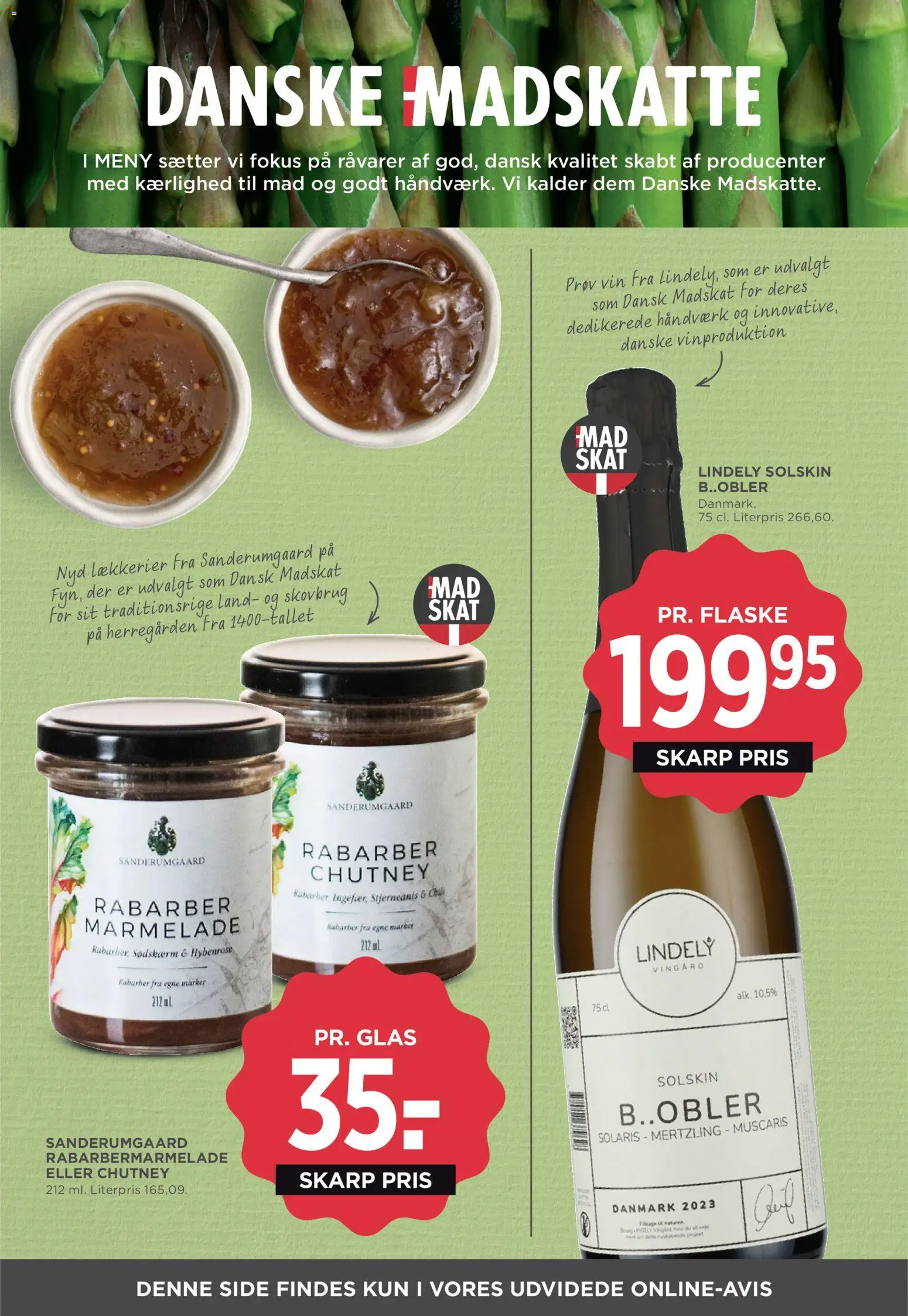 Meny tilbudsavis – gyldig fra 19.06.2026 | Side: 19 | Produkter: Rabarber, Vin, Marmelade, Søm