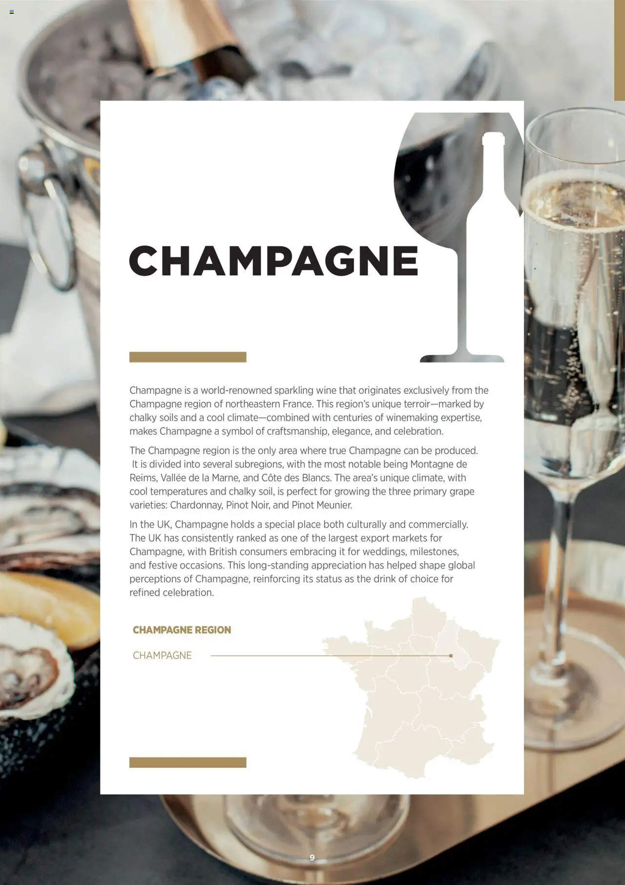 {H1} | Page: 9 | Products: Grape, Sparkling wine, Wine, Champagne