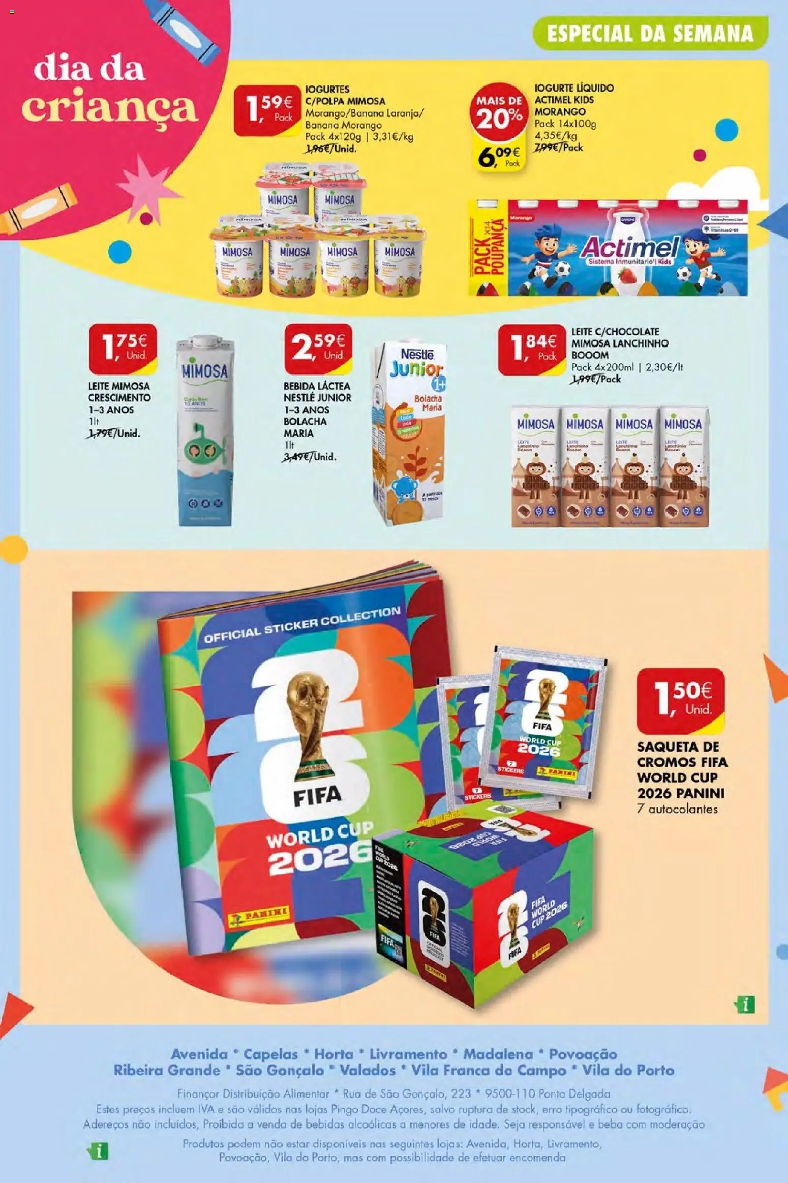 Pingo Doce Poupe Esta Semana Açores │ válido de 28.05.2026 | Página: 32 | Produtos: Iogurtes, Leite, Iogurte, Chocolate