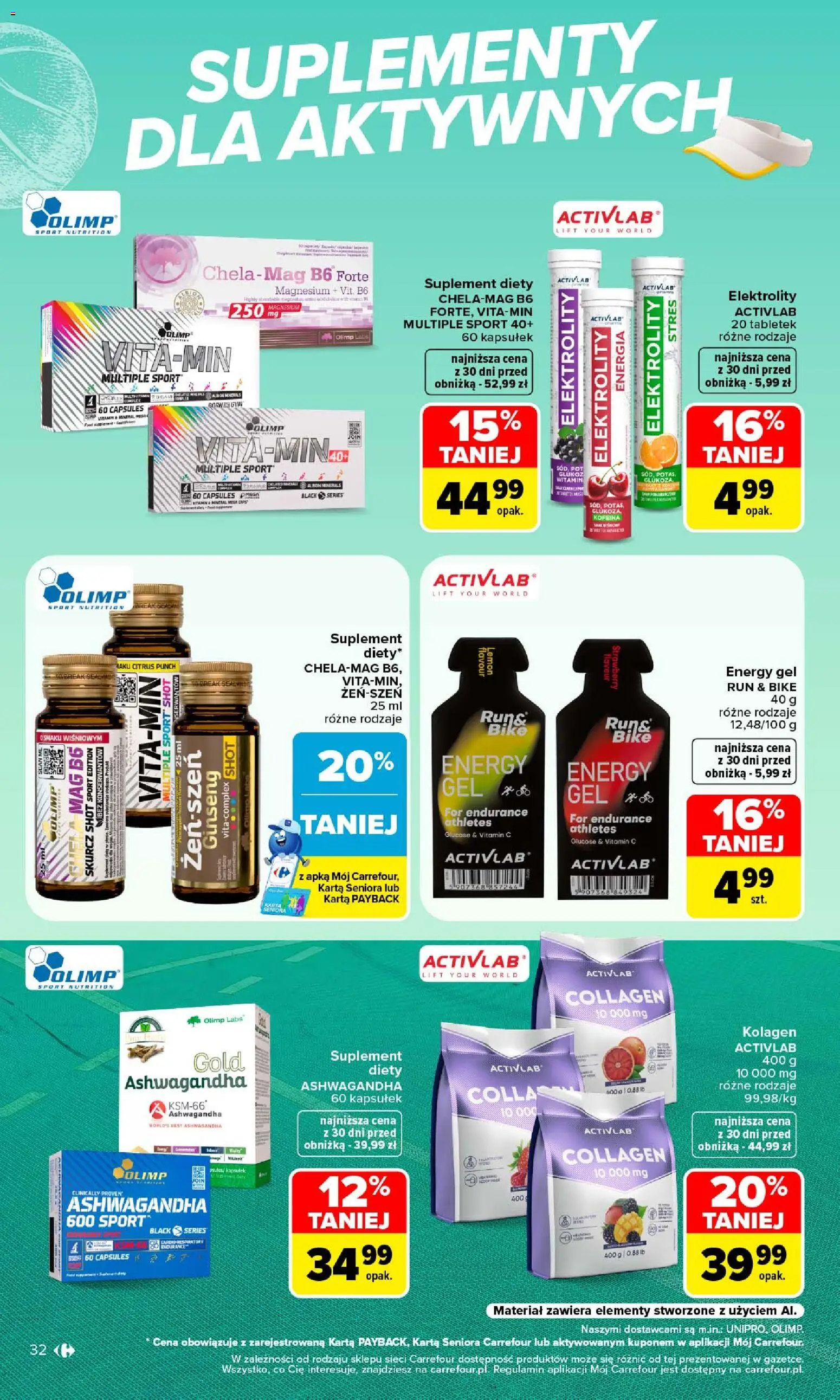 Carrefour gazetka - Siebie znasz najlepiej od 07.09.2026 | Strona: 32 | Produkty: Karta, Ashwagandha