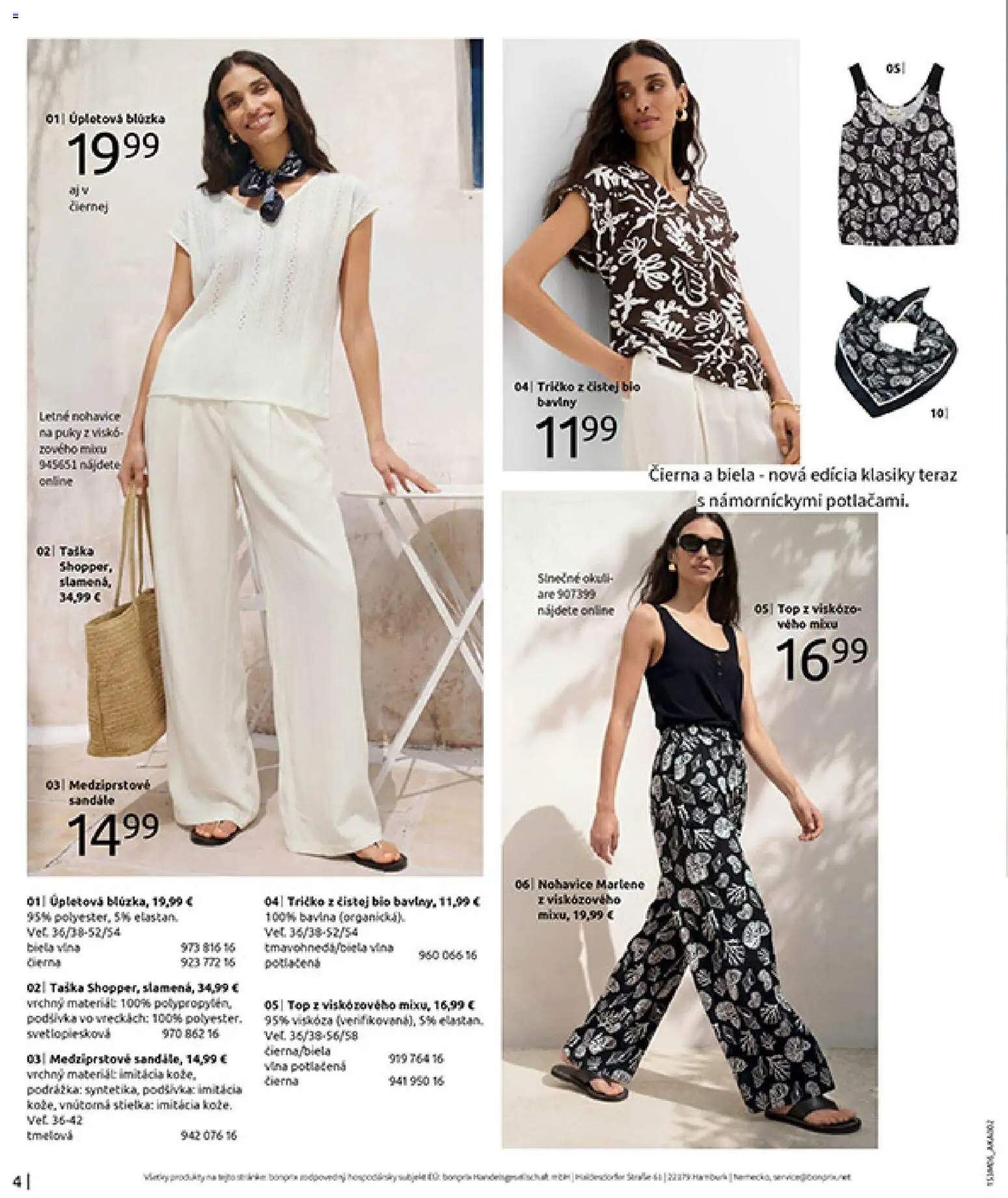 Nové Bonprix akcie – leták je platný od 15.06.2026 | Strana: 6 | Produkty: Tričko, Nohavice