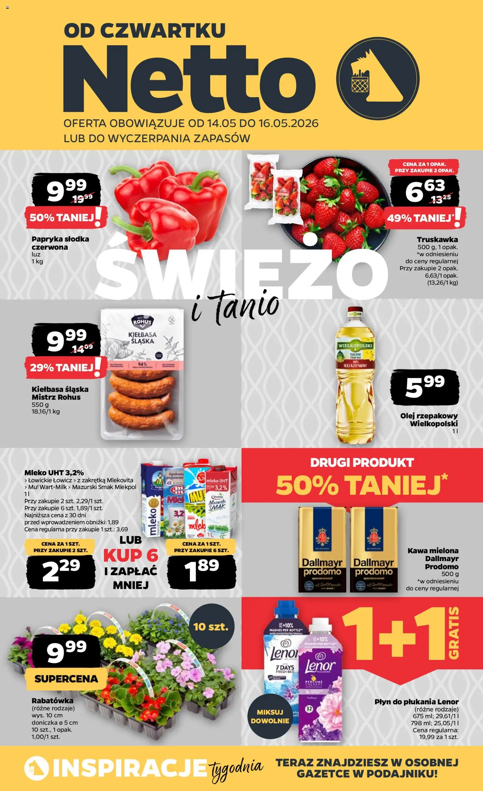 Netto gazetka od czwartku spożywcza od 14.05.2026 | Strona: 1