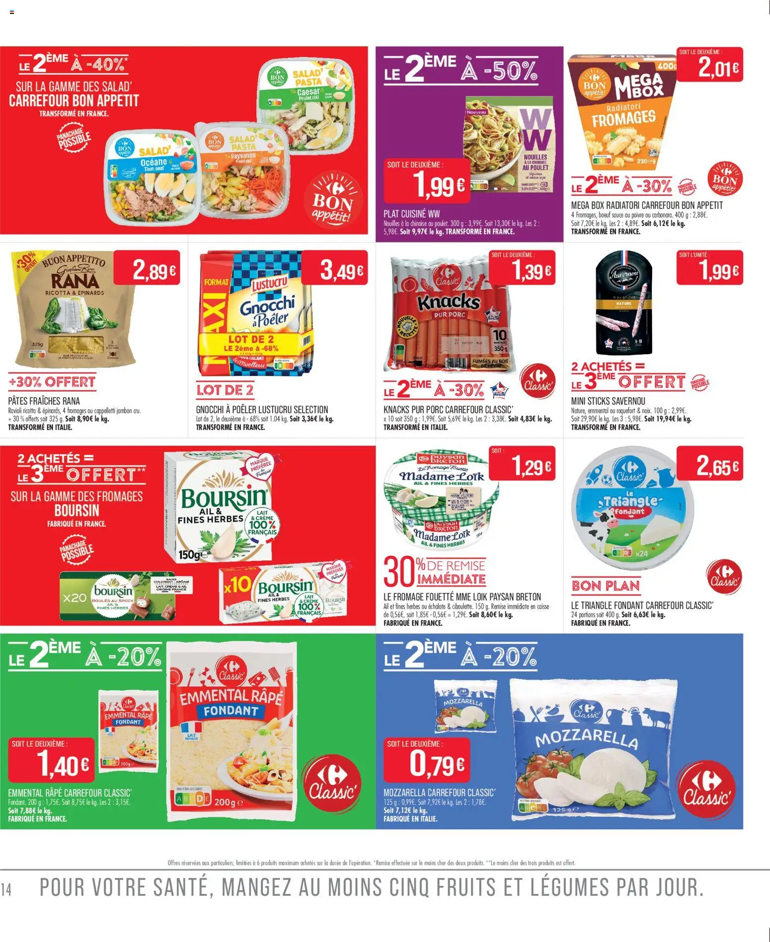 {H1} | Page: 14 | Produits: Ail, Emmental, Porc, Crème