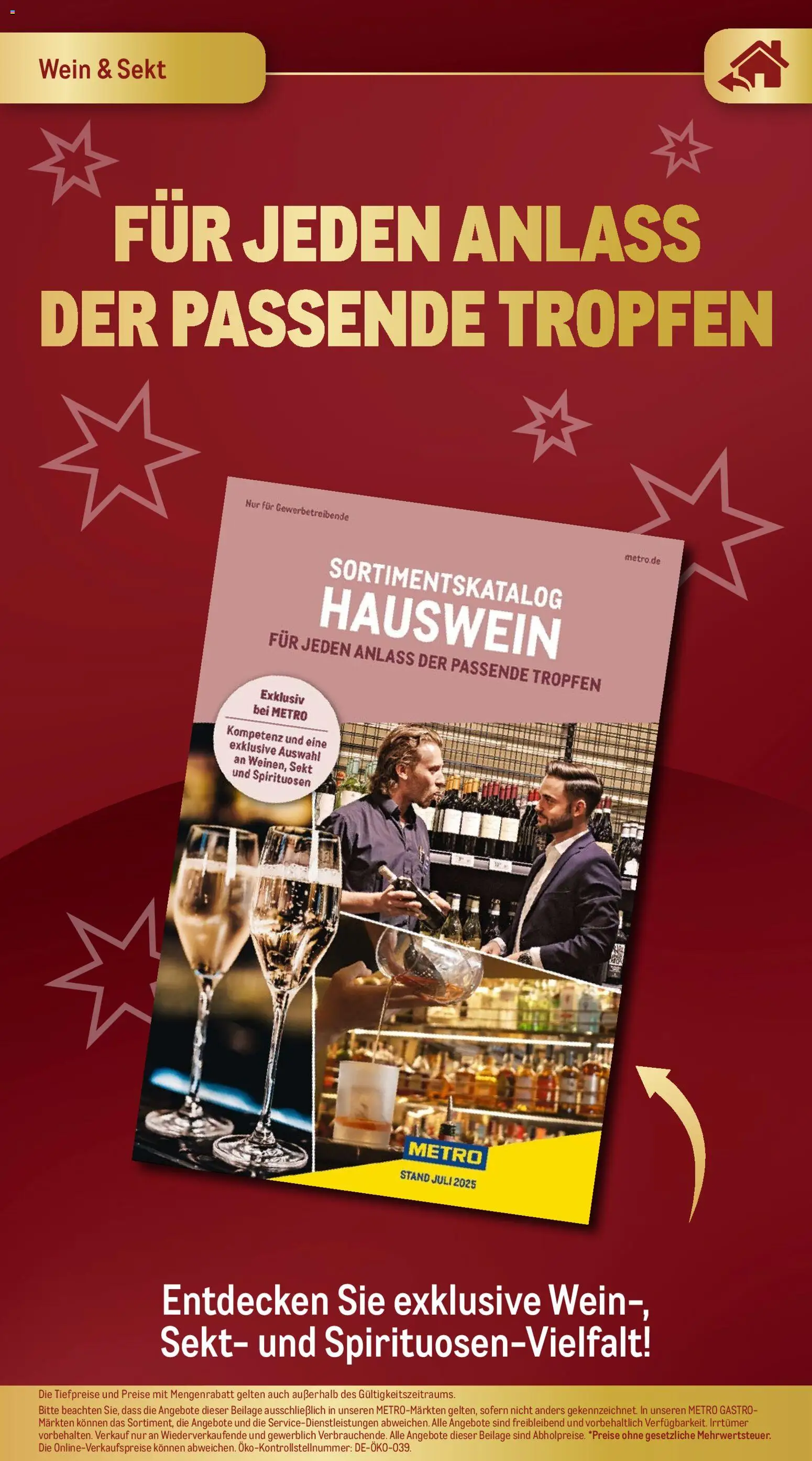 Metro Festlich Geniessen – gültig ab 01.09.2026 | Seite: 34 | Produkte: Sekt, Wein