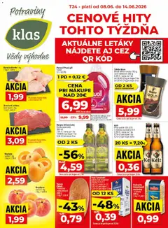 Klas leták platný od 08.06.2026