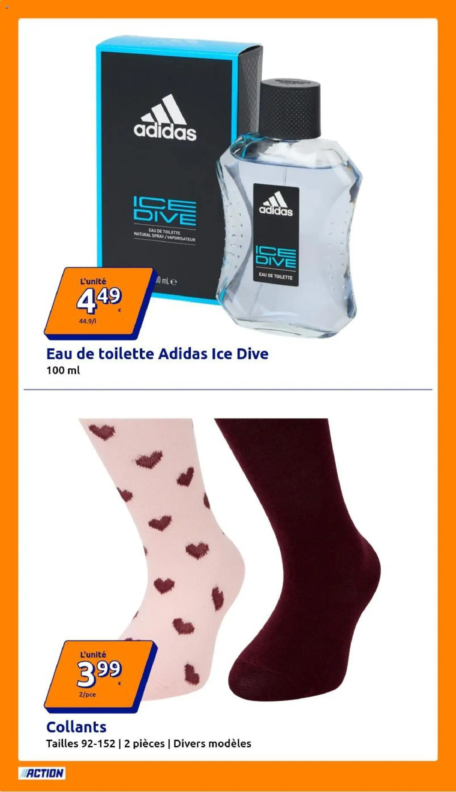 {H1} | Page: 2 | Produits: Collants, Adidas, Eau de toilette, Vaporisateur