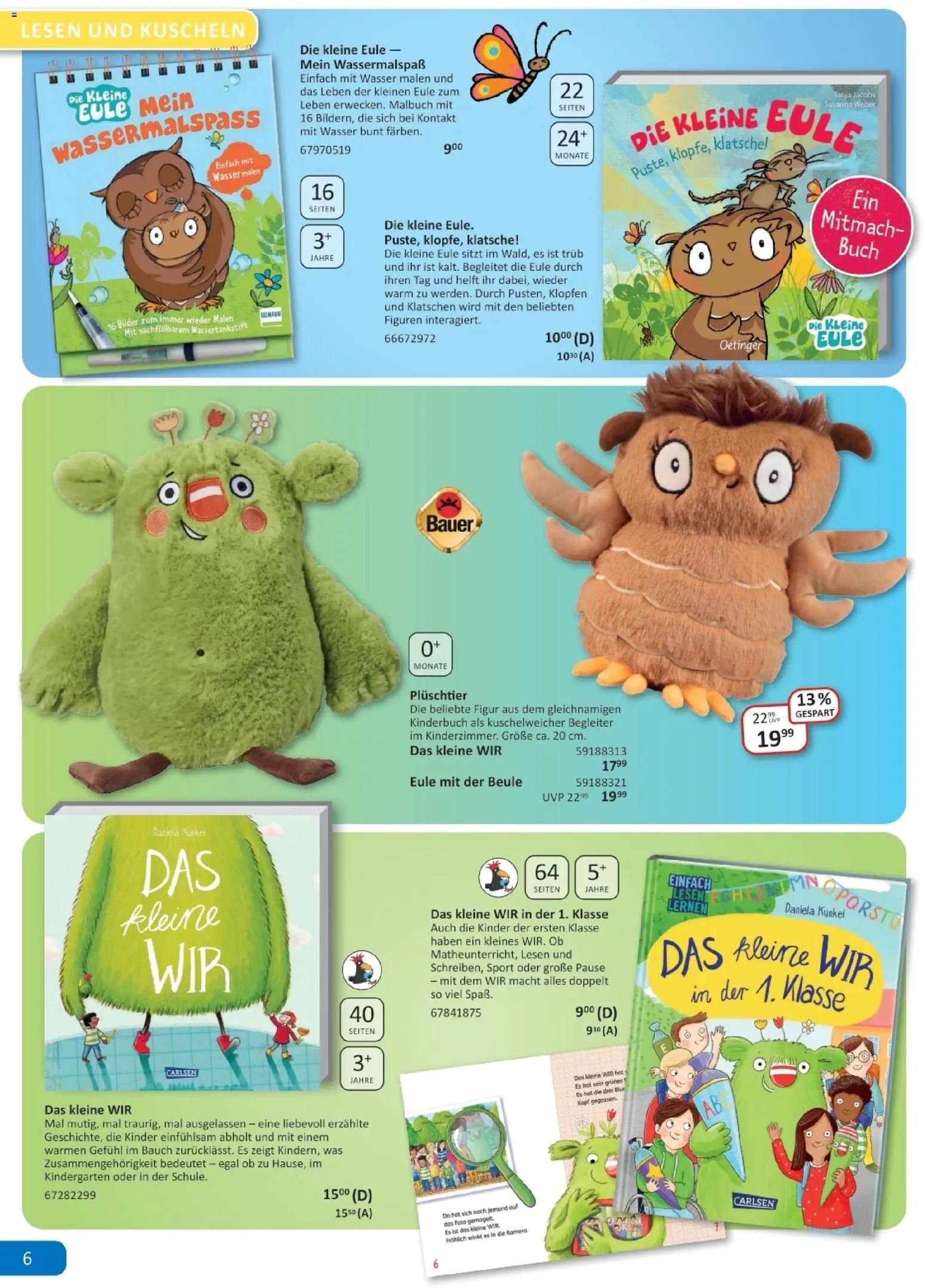 Vedes Spiele-, Buch- und Kreativprospekt – gültig ab 24.08.2026 | Seite: 6 | Produkte: Bilder, Wasser