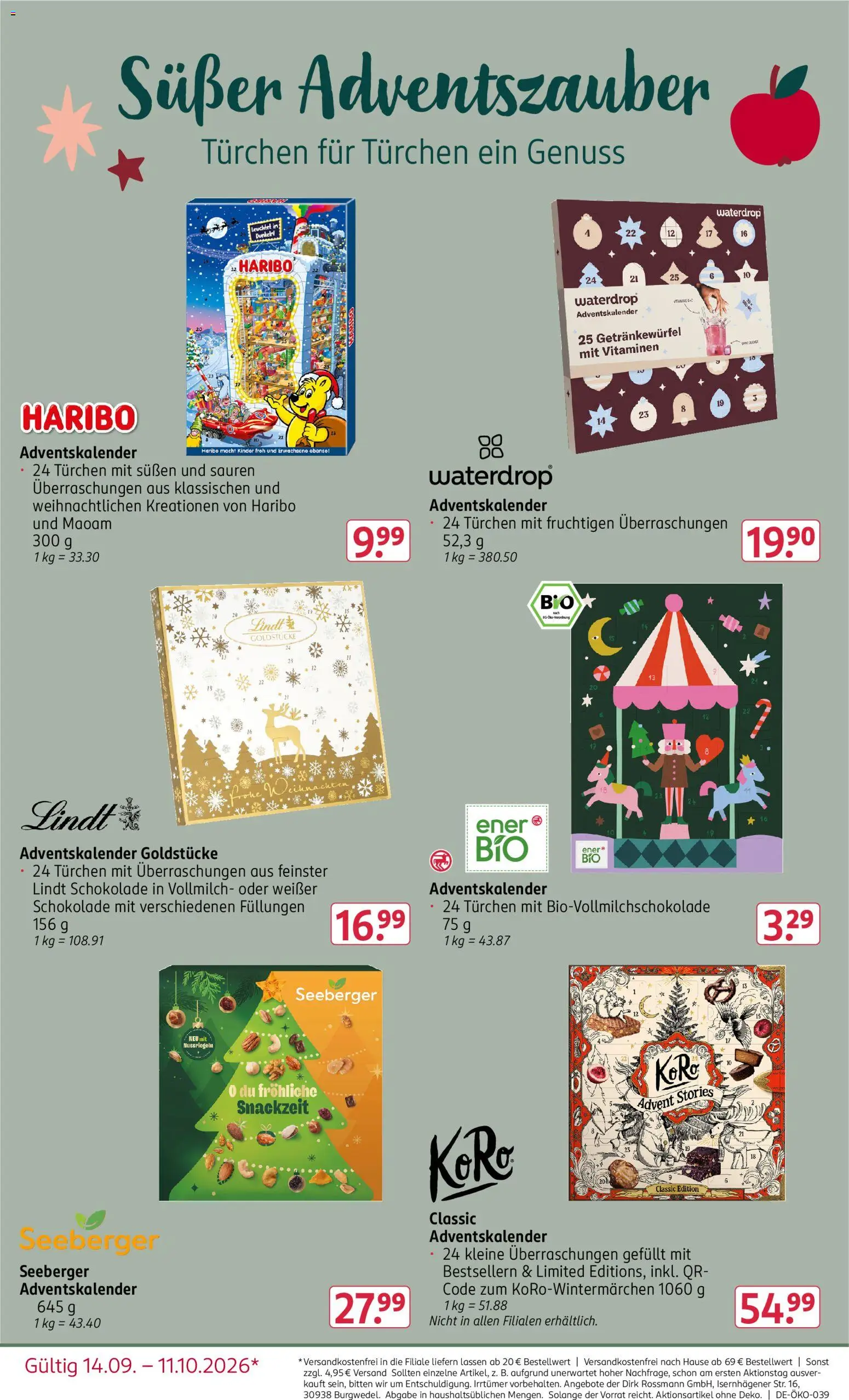 Rossmann Adventskalender – gültig ab 14.09.2026 | Seite: 6