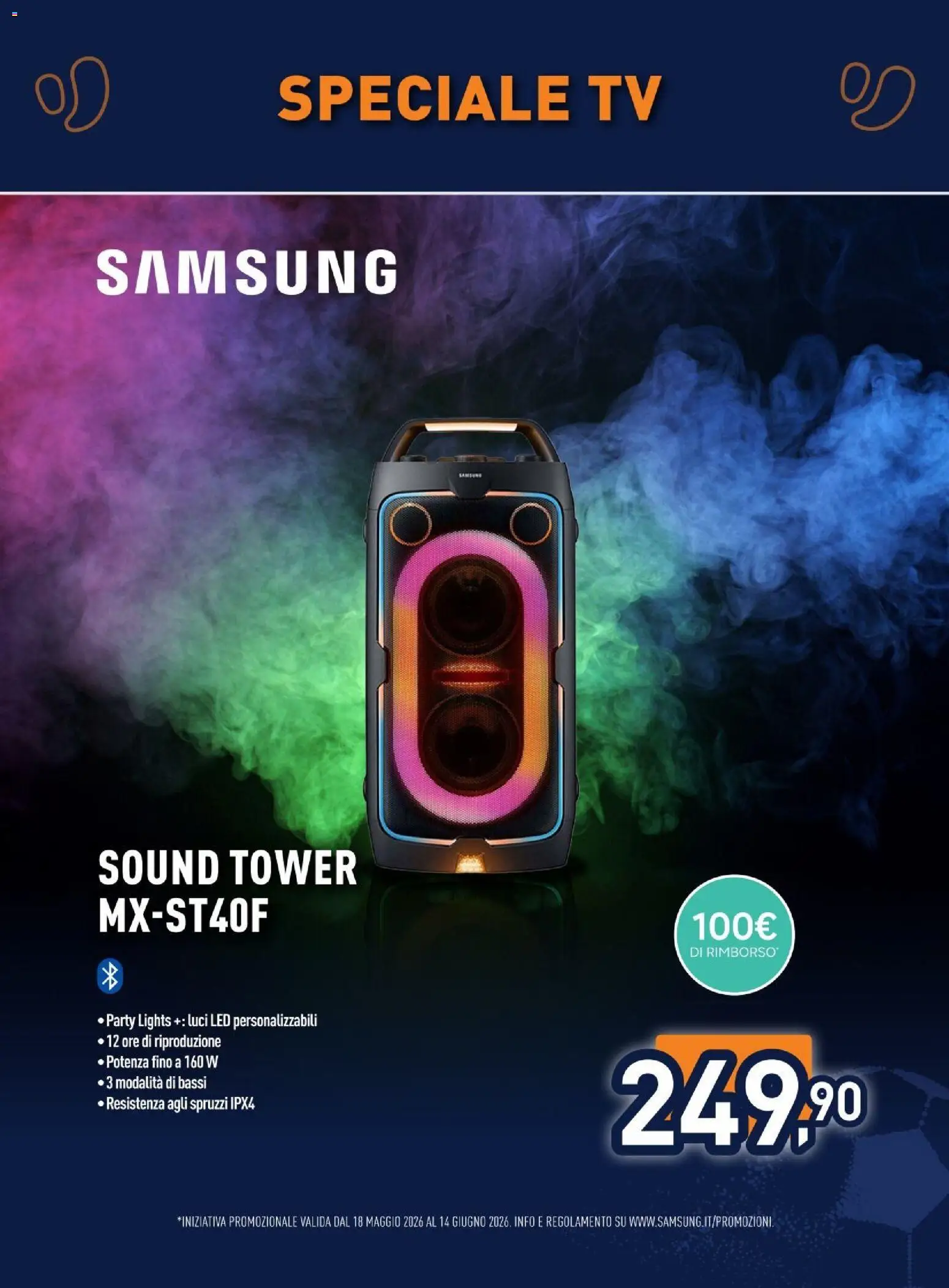 Volantino Unieuro del 05.06.2026 | Pagina: 8 | Prodotti: Tv samsung, TV, Samsung