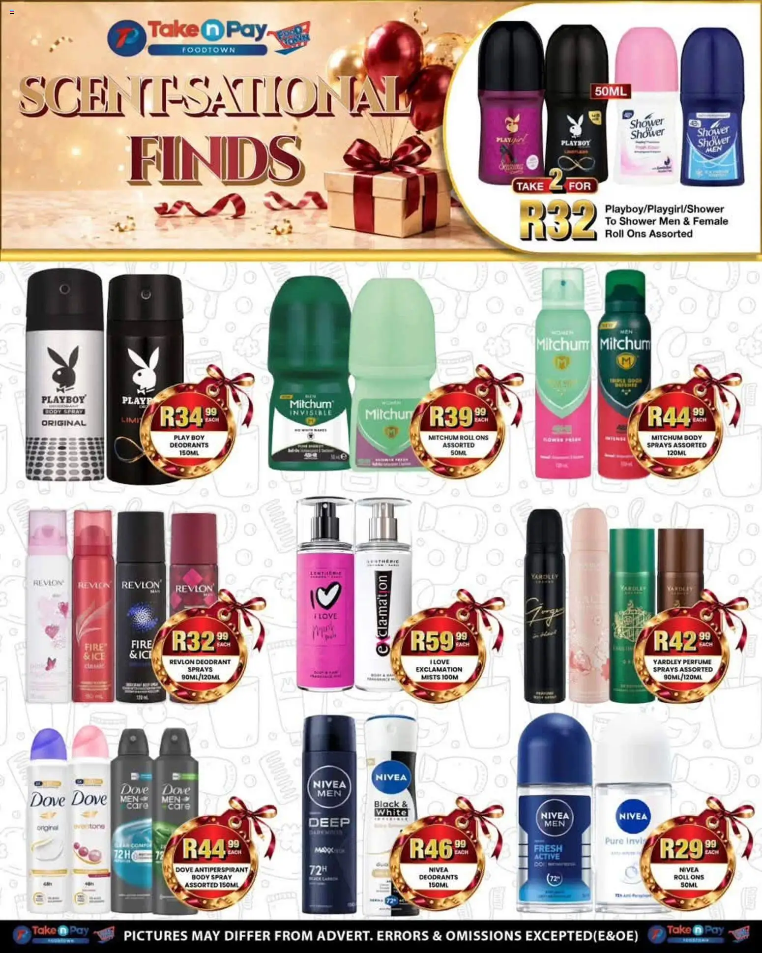 New Take n Pay catalogue – valid from 24/08/2026 | Page: 26 | Products: Shower, Body spray, Perfume, Antiperspirant