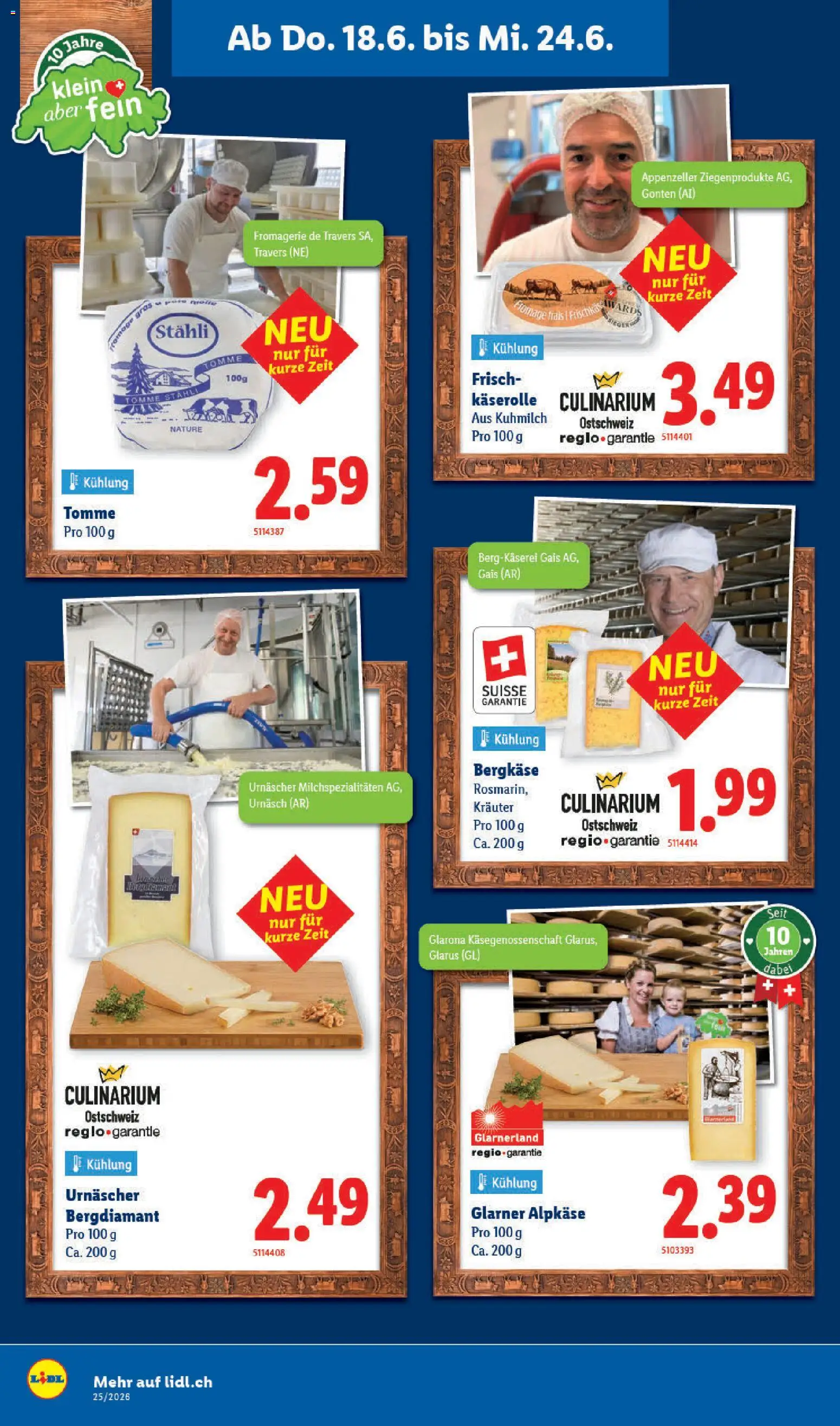 Lidl aktionen Feinste Schweizer Spezialitäten – gültig ab 18.06.2026 | Seite: 6