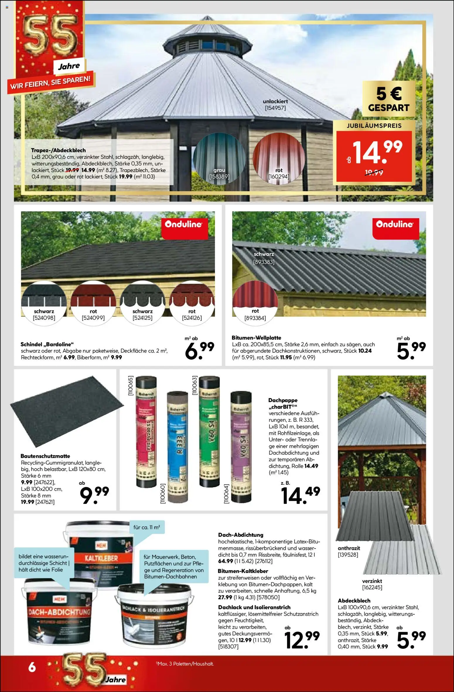 HELLWEG Flugblatt gültig ab 03.06.2026 | Seite: 6 | Produkte: Wasser