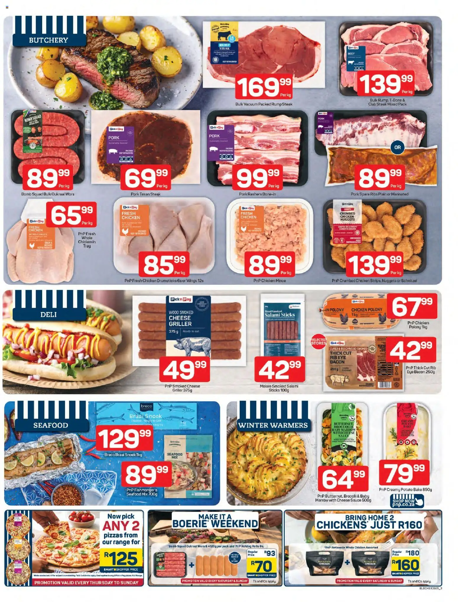 New Pick n Pay catalogue – valid from 01.06.2026 | Page: 3 | Products: Chicken, Beef, Griller, Bacon