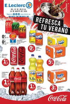 Vista previa E.Leclerc Refresca tu verano válido desde el 22/07/2026