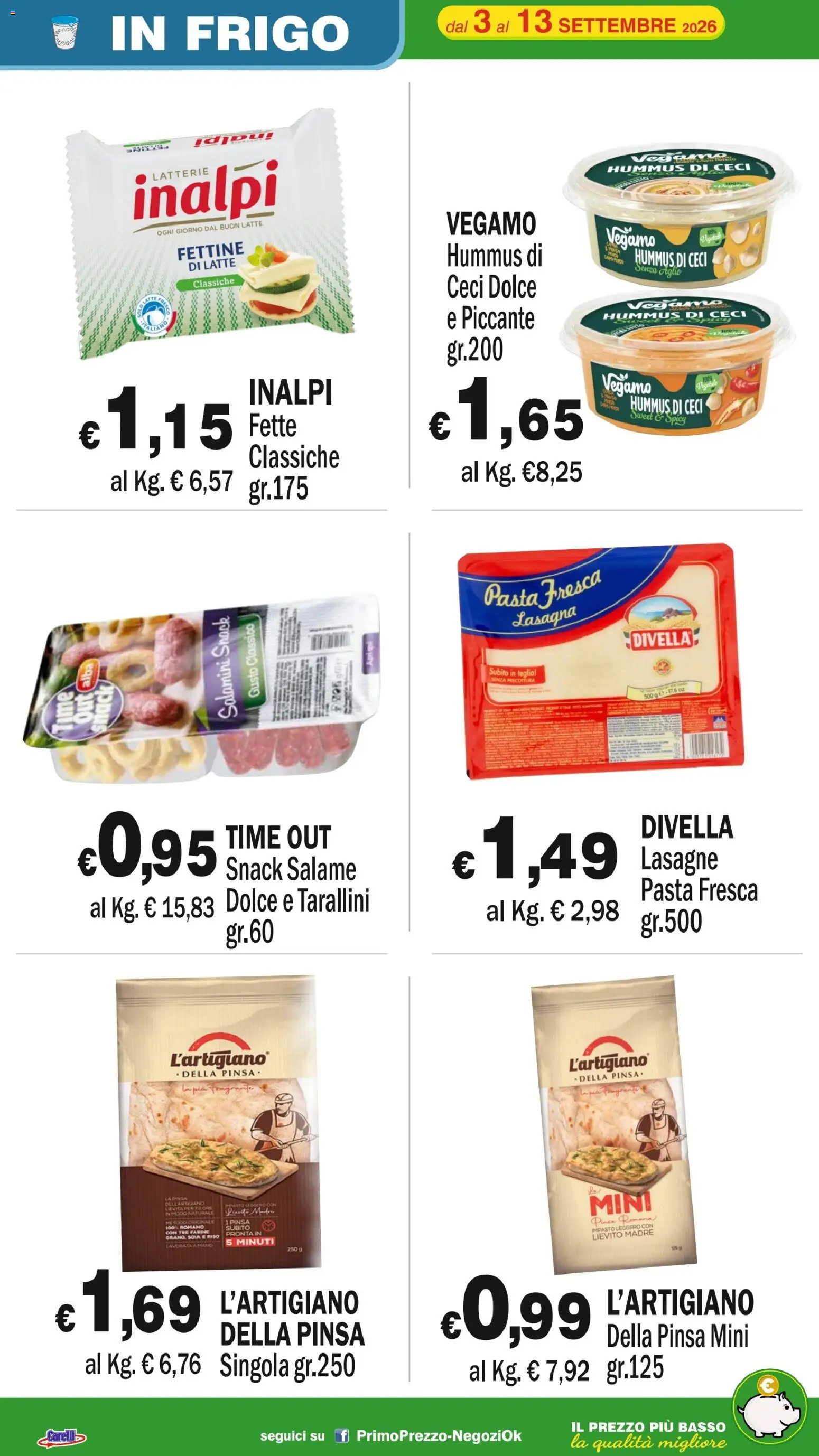 Volantino Primo Prezzo del 03/09/2026 | Pagina: 49