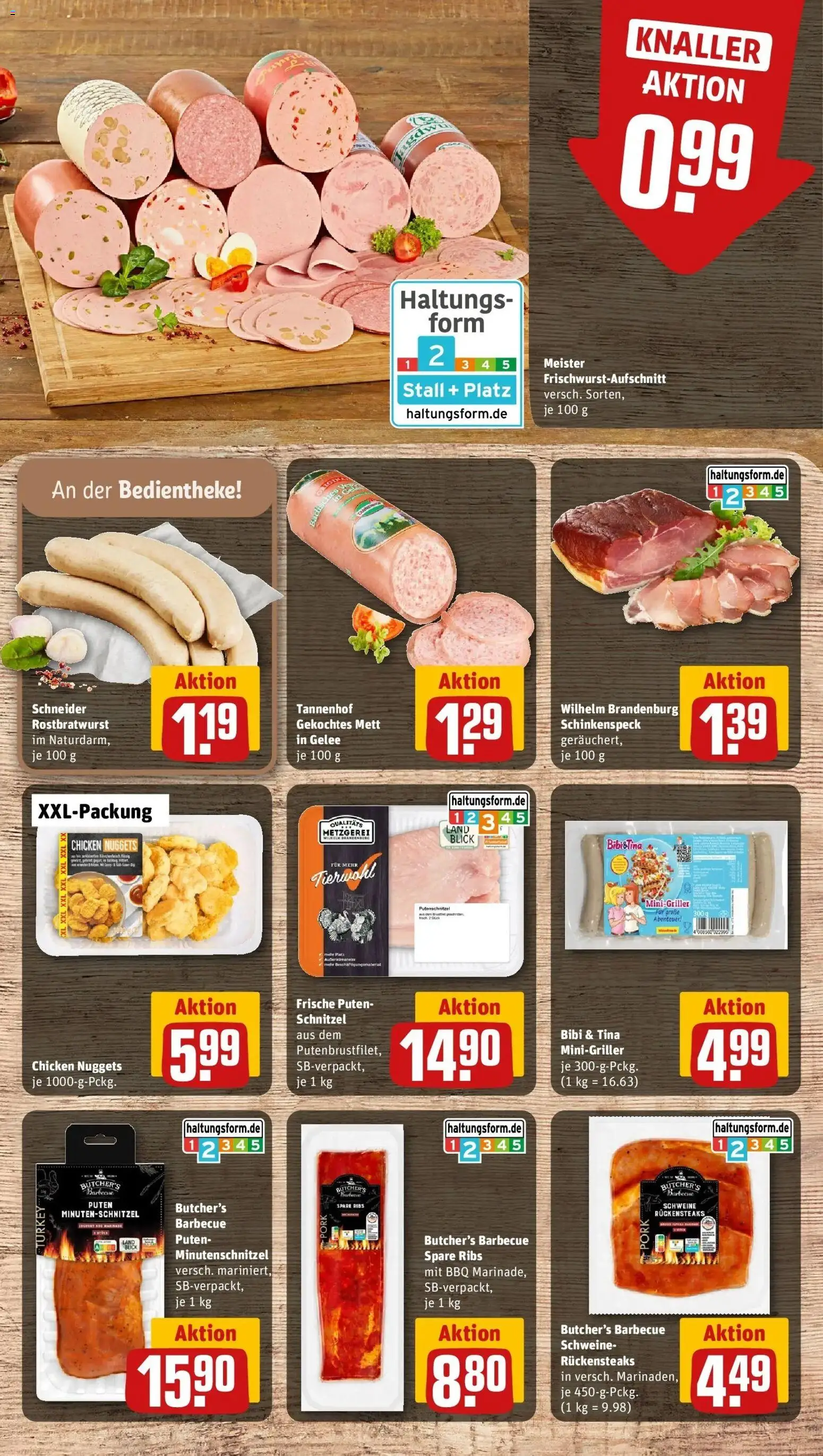 Rewe Prospekt Müllheim	 – gültig ab 27.04.2026 | Seite: 10 | Produkte: Tür, Spare ribs, Schnitzel, Steak
