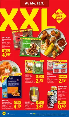 Náhled letáku Lidl Německo leták od 28.09.2026 | Strana: 28 | Produkty: Kong Strong, Energy drink