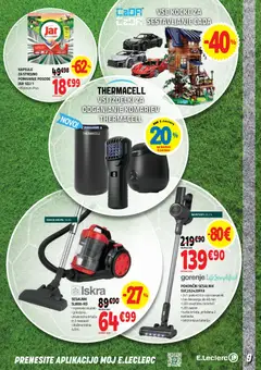 E.leclerc katalog akcije – veljaven od 17.06.2026 | Stran: 9 | Izdelki: Baterija, Krtaca, Sesalnik