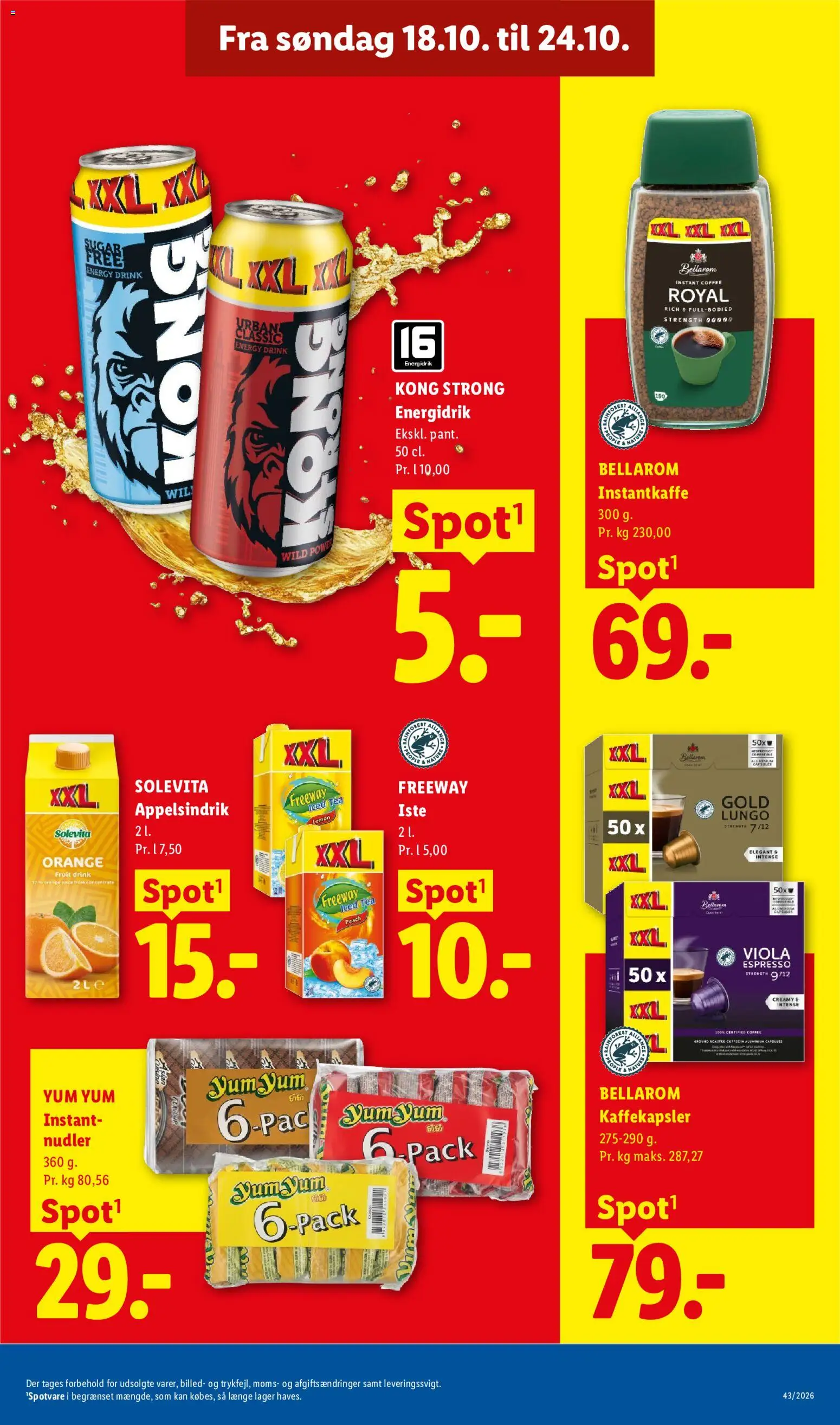 Lidl tilbudsavis – gyldig fra 18/10/2026 | Side: 12 | Produkter: Juice, Nudler, Iste, Søm