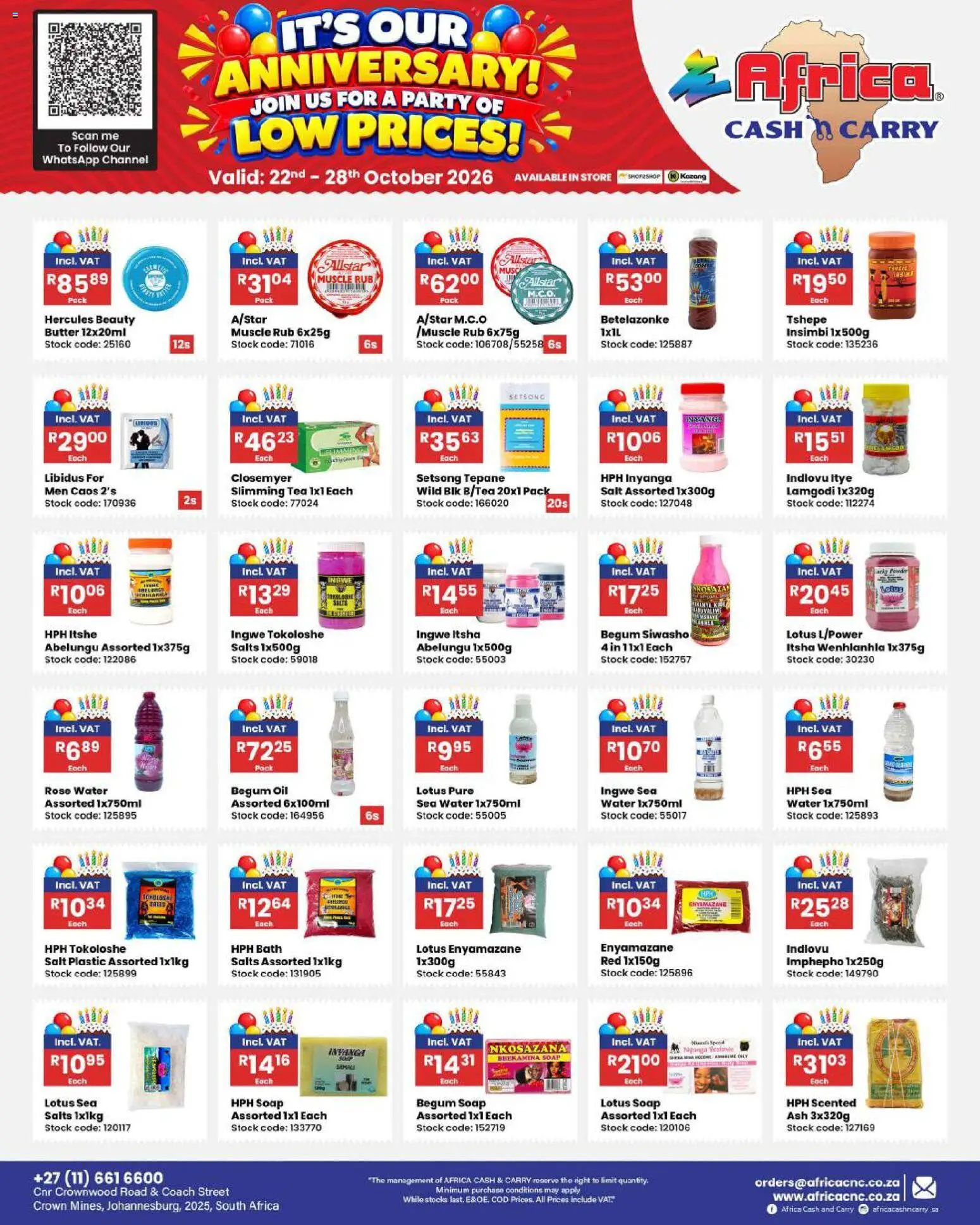 New Africa Cash & Carry catalogue – valid from 22/10/2026 | Page: 20