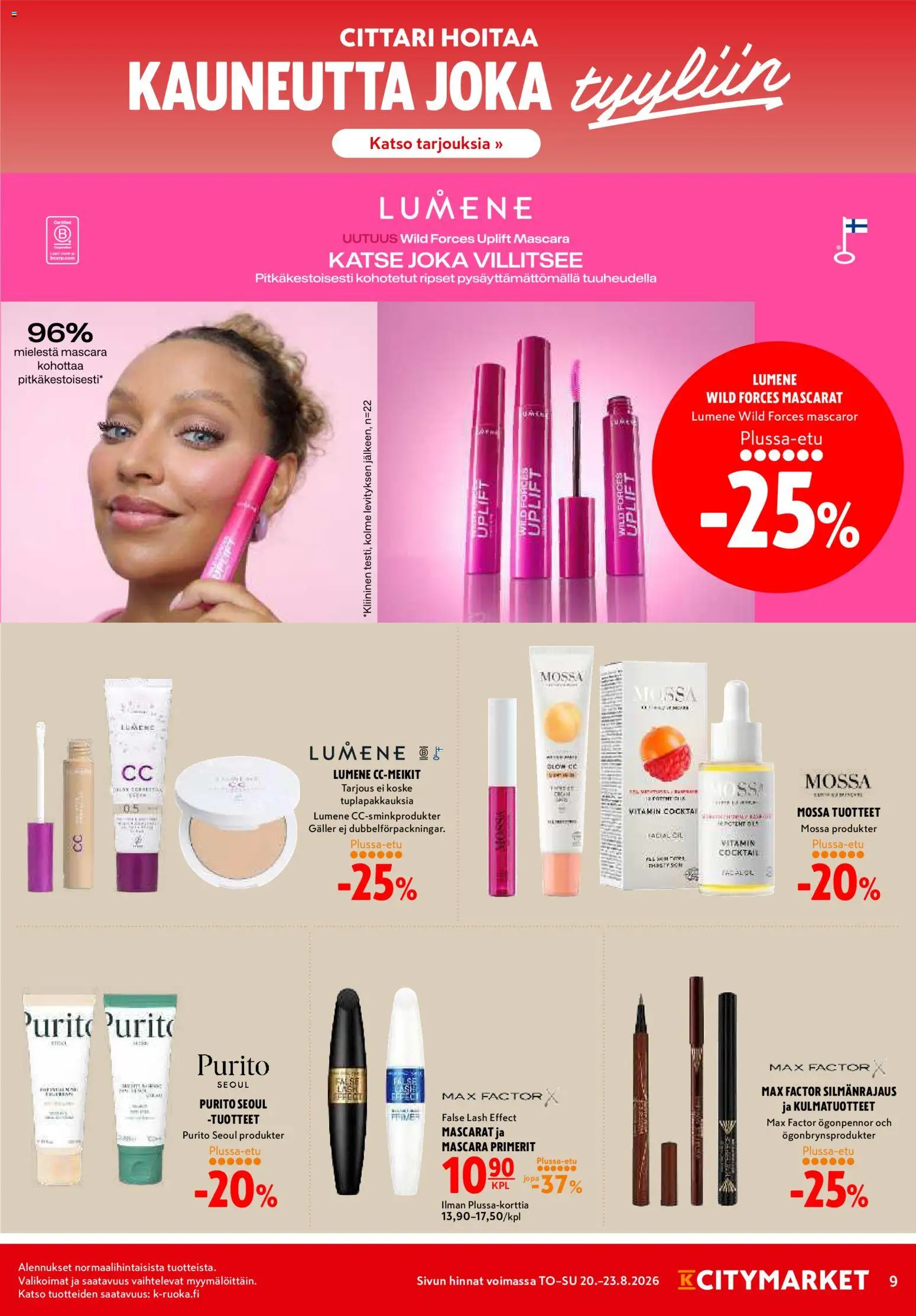 K-Citymarket tarjoukset – voimassa 20/08/2026 alkaen | Sivu: 9