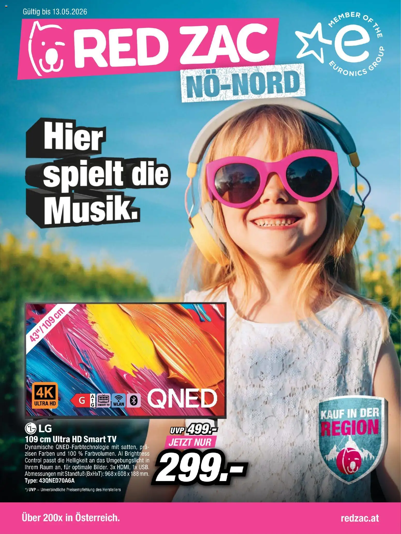 RED ZAC NÖ-Nord gültig ab 26.04.2026 | Seite: 1 | Produkte: TV