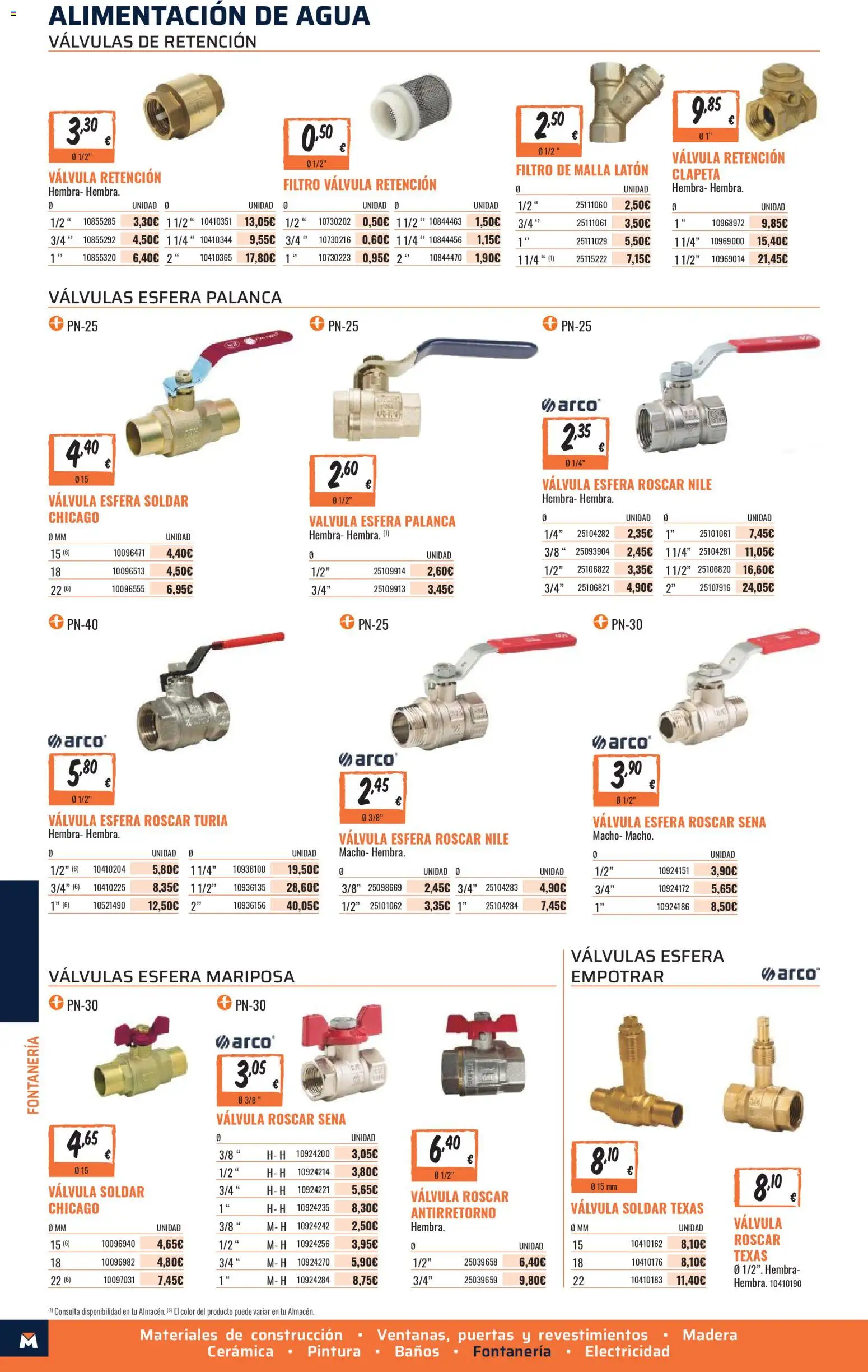 Obramat - Reformas Otono Imprenta Almacenes 21 Burgos 2026 │ válido desde el 09/10/2026 | Página: 64 | Productos: Agua, Puertas
