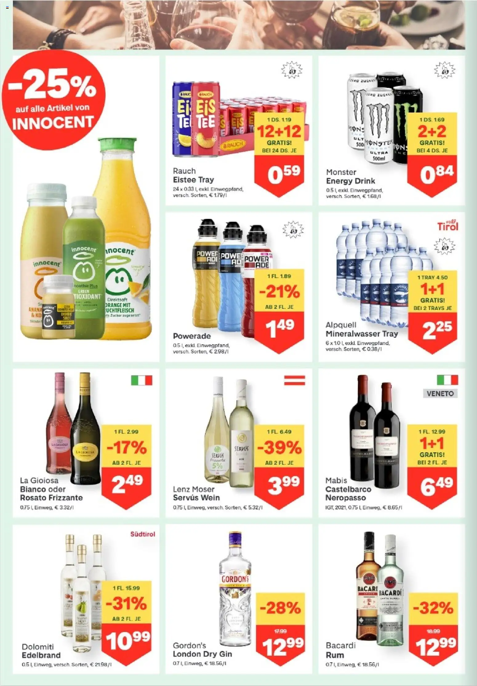 MPREIS Absam gültig ab 13.05.2026 | Seite: 10 | Produkte: Gin, Zucker, Wein